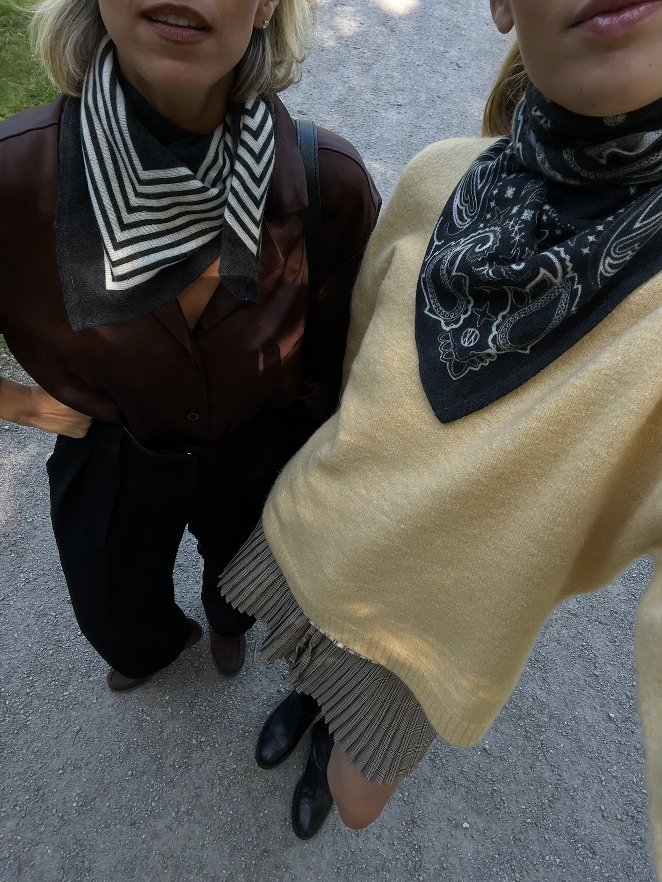 Cashmere Paisley Scarf Black | 65cm