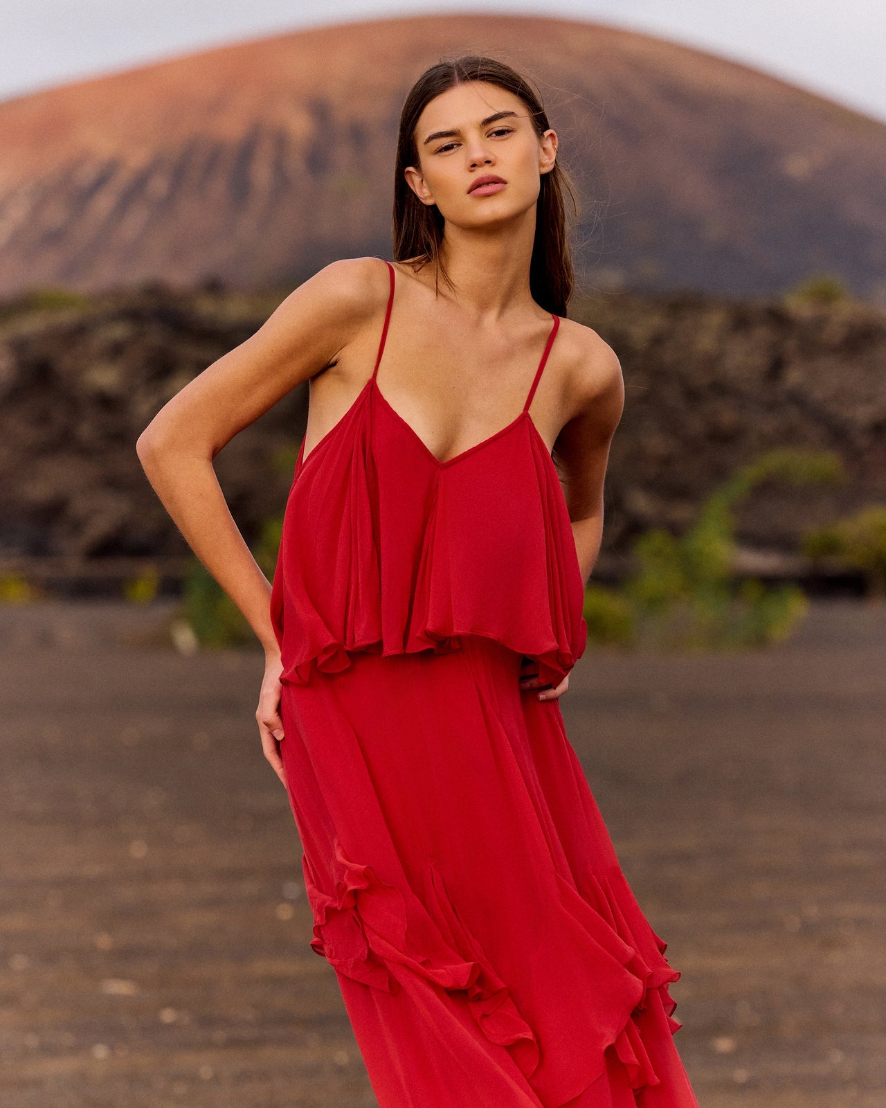 Calimera Dress Red