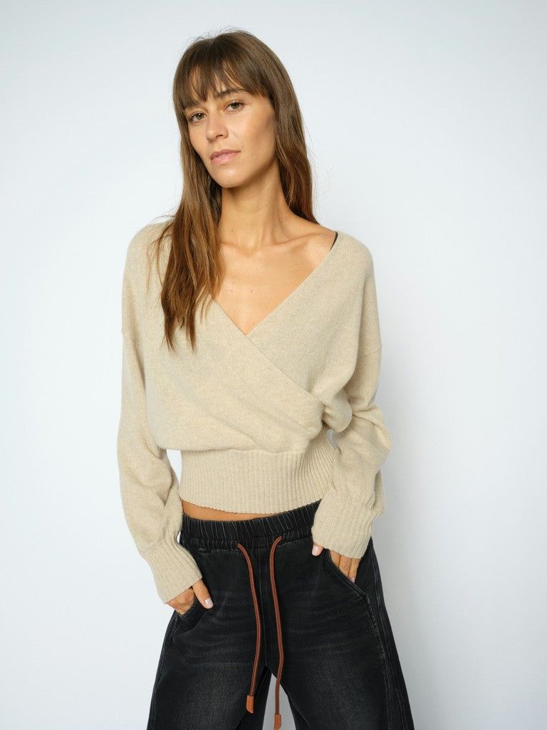 MMAdy Wrap Knit Oxford Tan