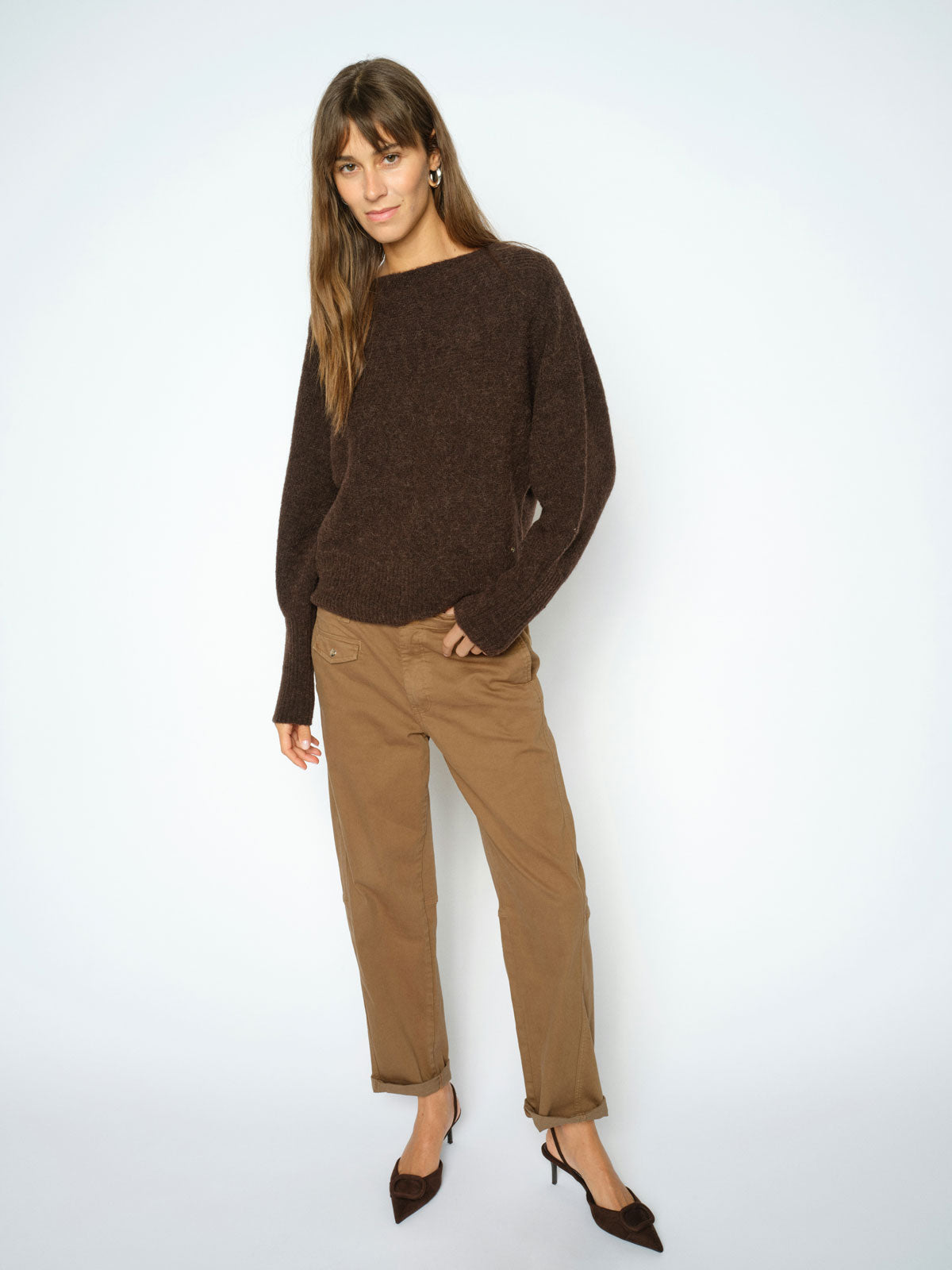 MMAymen Len Pant Dark Camel