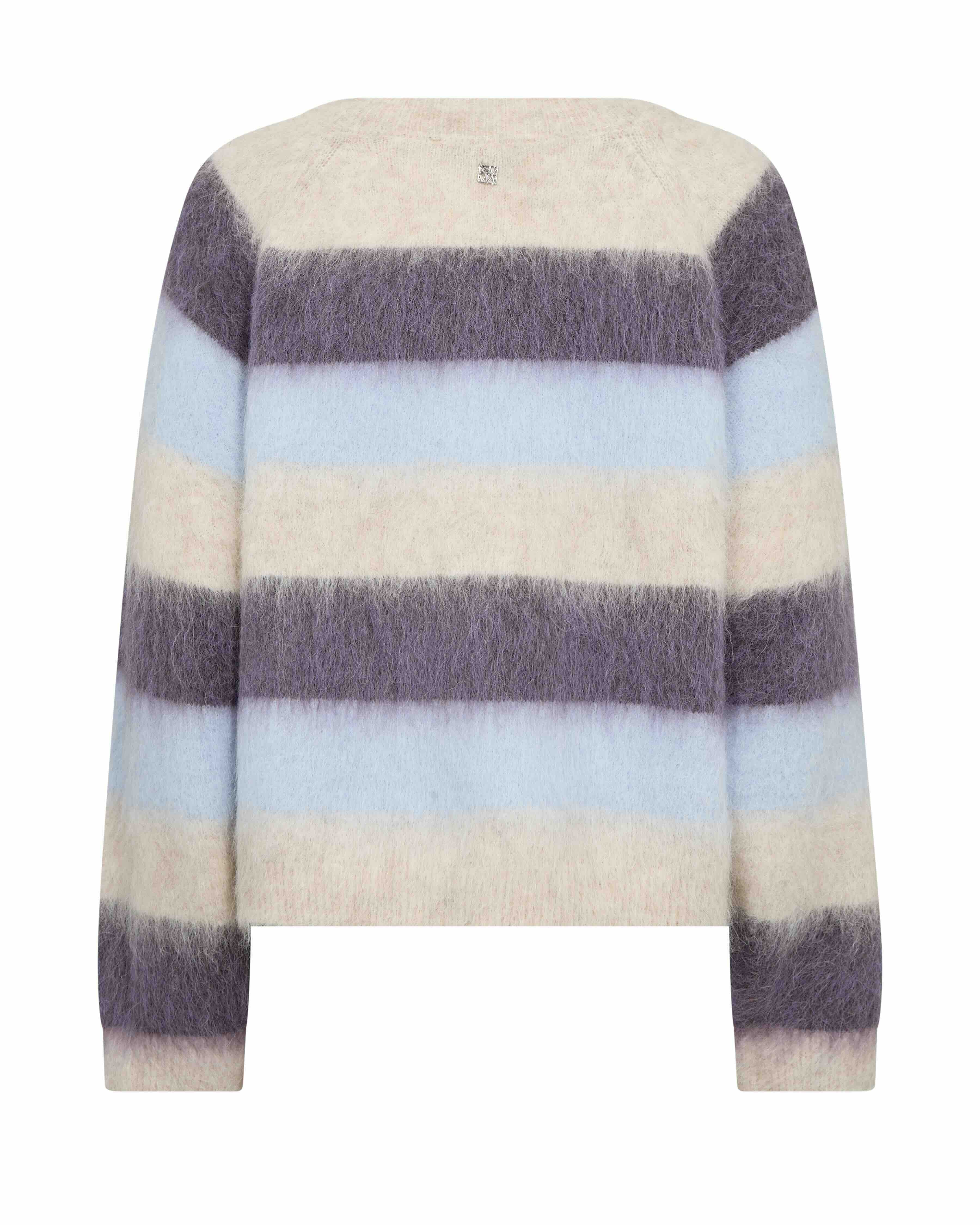 MMSuvi Stripe Knit Sweet Grape