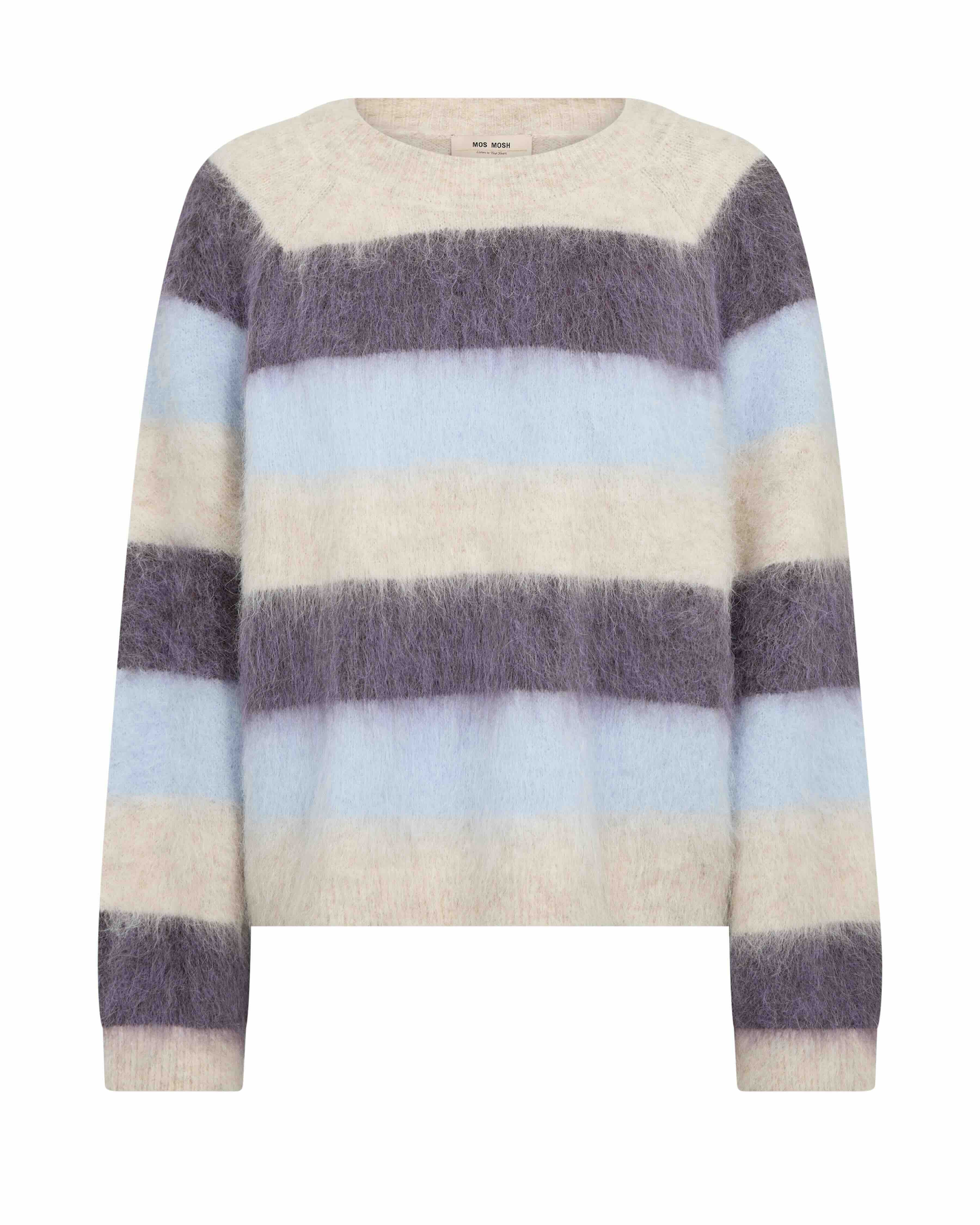 MMSuvi Stripe Knit Sweet Grape