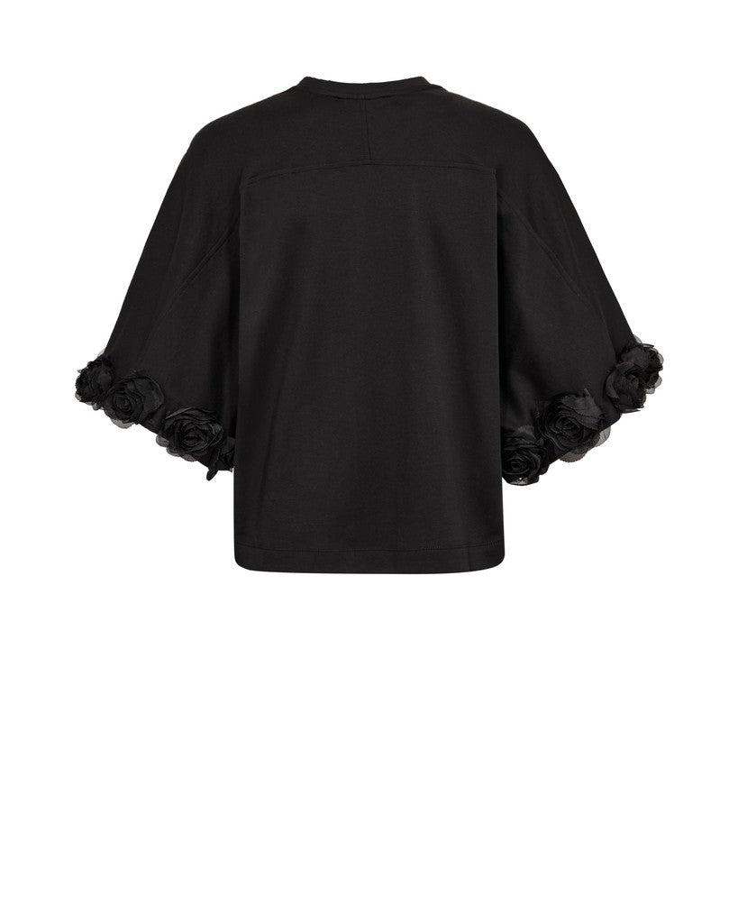 MMRosette Tee Black