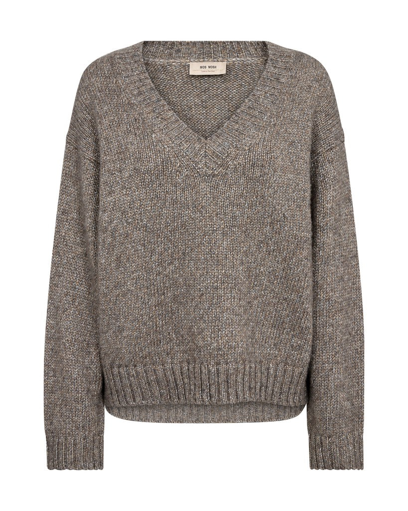 MMWelma Glam Knit Dark Grey Melange