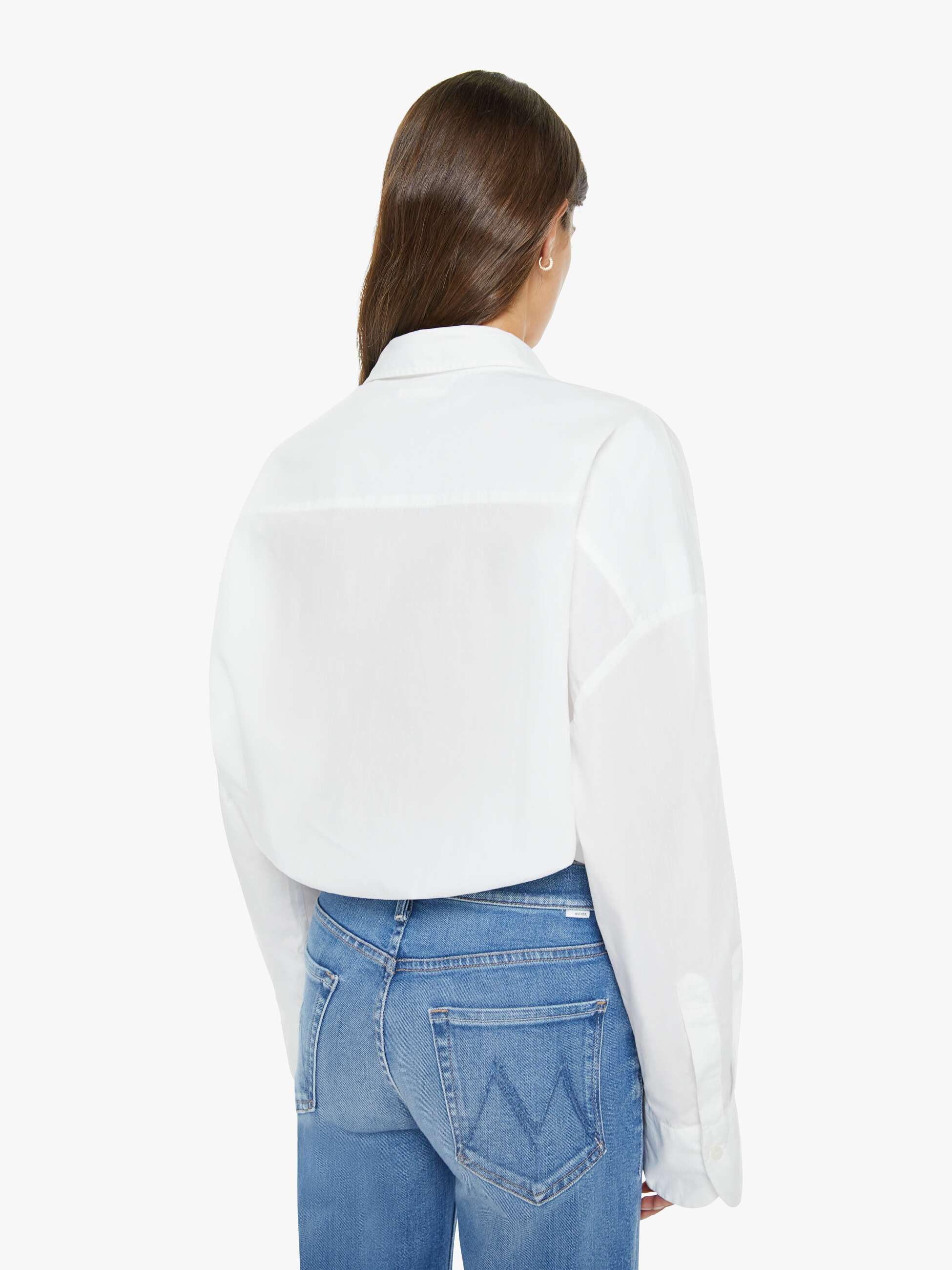 The Scrunchie Frenchie Top White