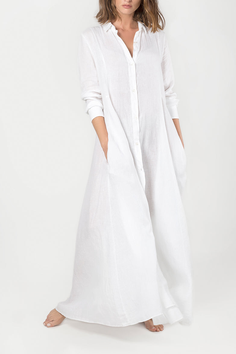 Mrs Rio Dress White