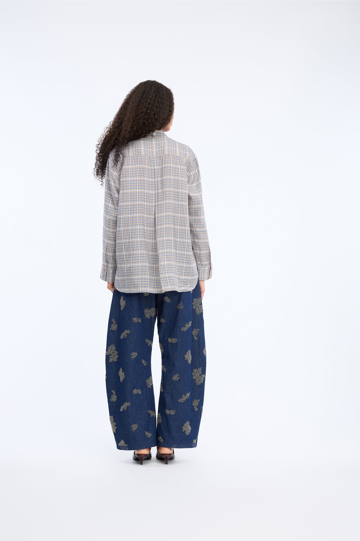 Veiling Top Mix Blue
