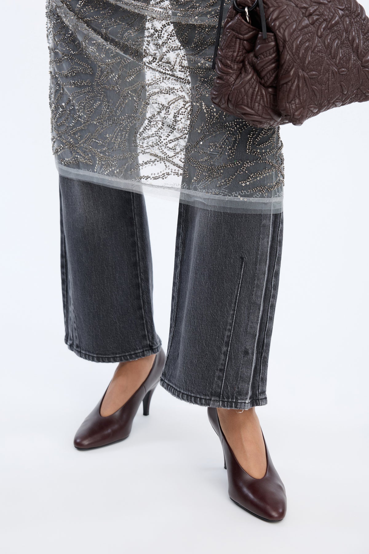 Varika Dress Gun-metal