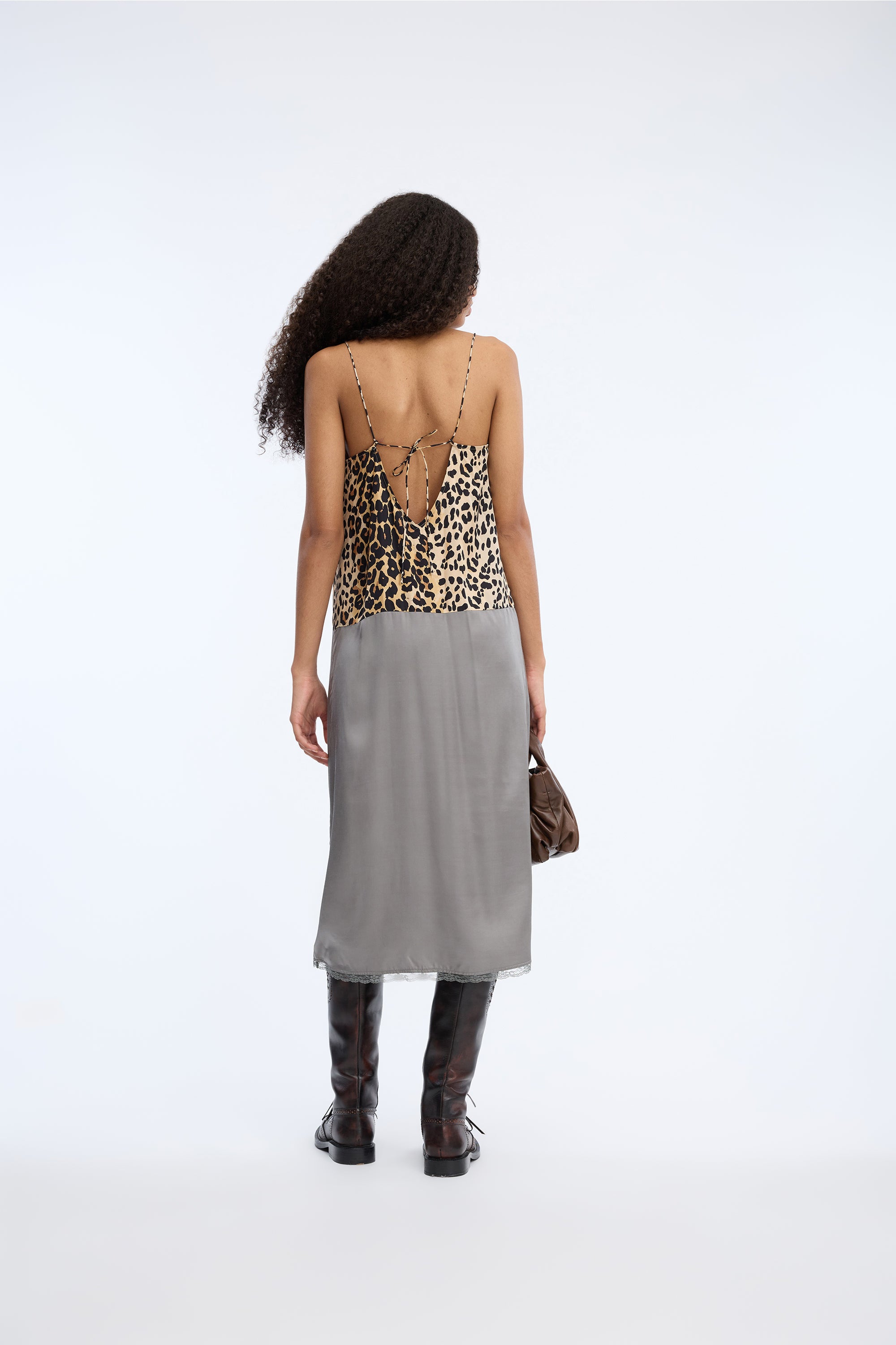 Varika Slip Dress Print Animal