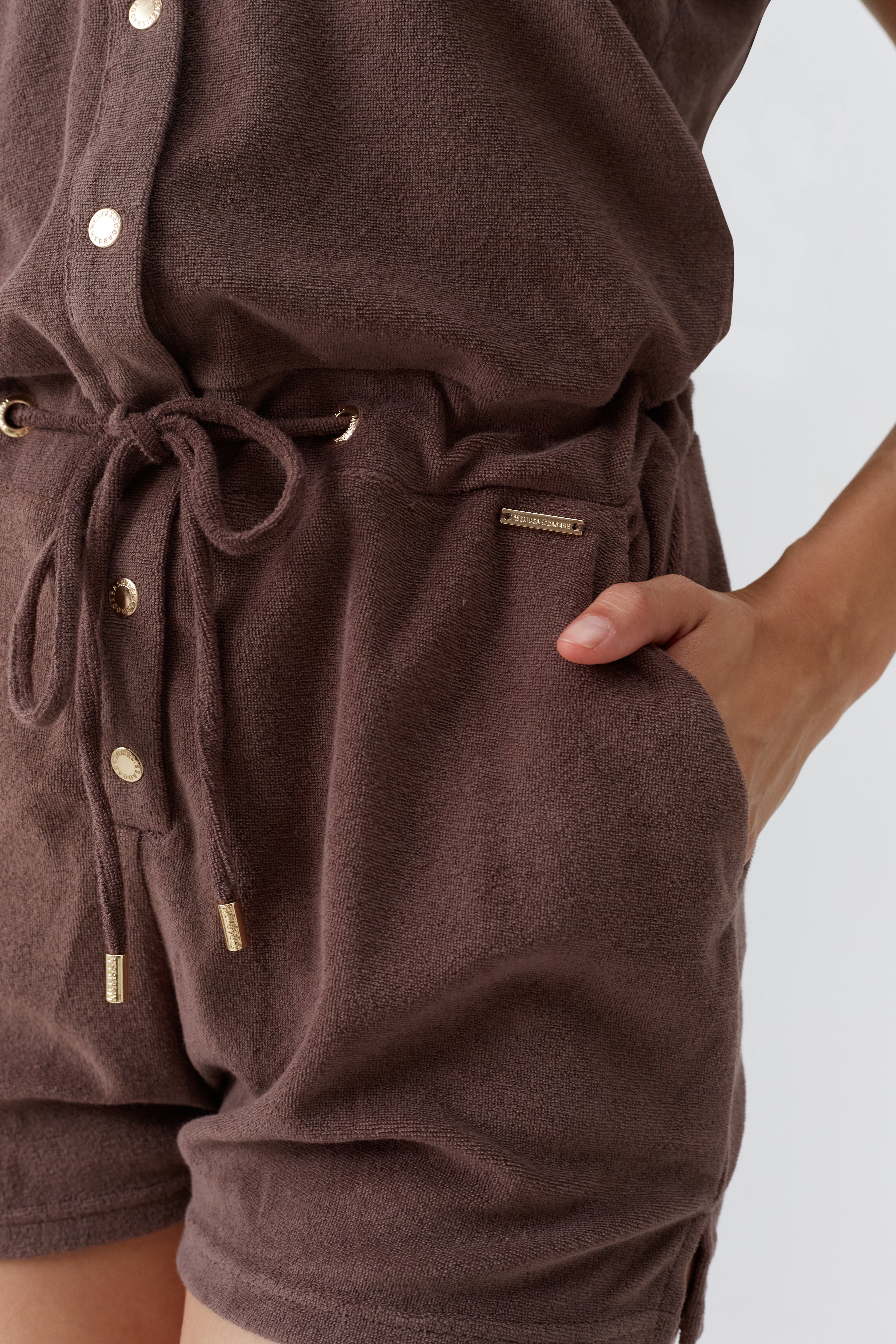 Cheryl Playsuit Coffee