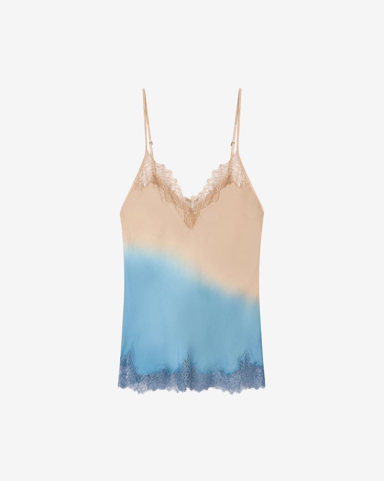 Eluna Top Blue Beige