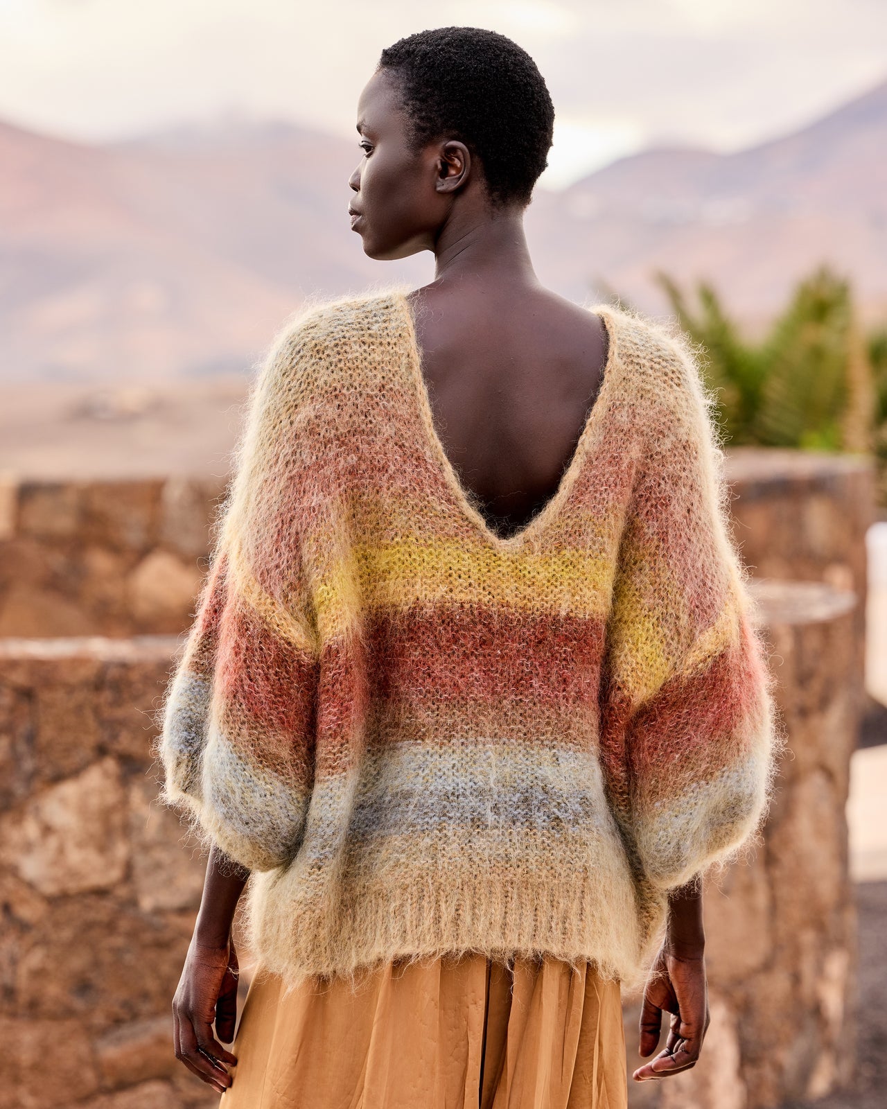 Mes Demoiselles Stuti Sweater Kaki Ocre - Gunnel's Fashion Marbella