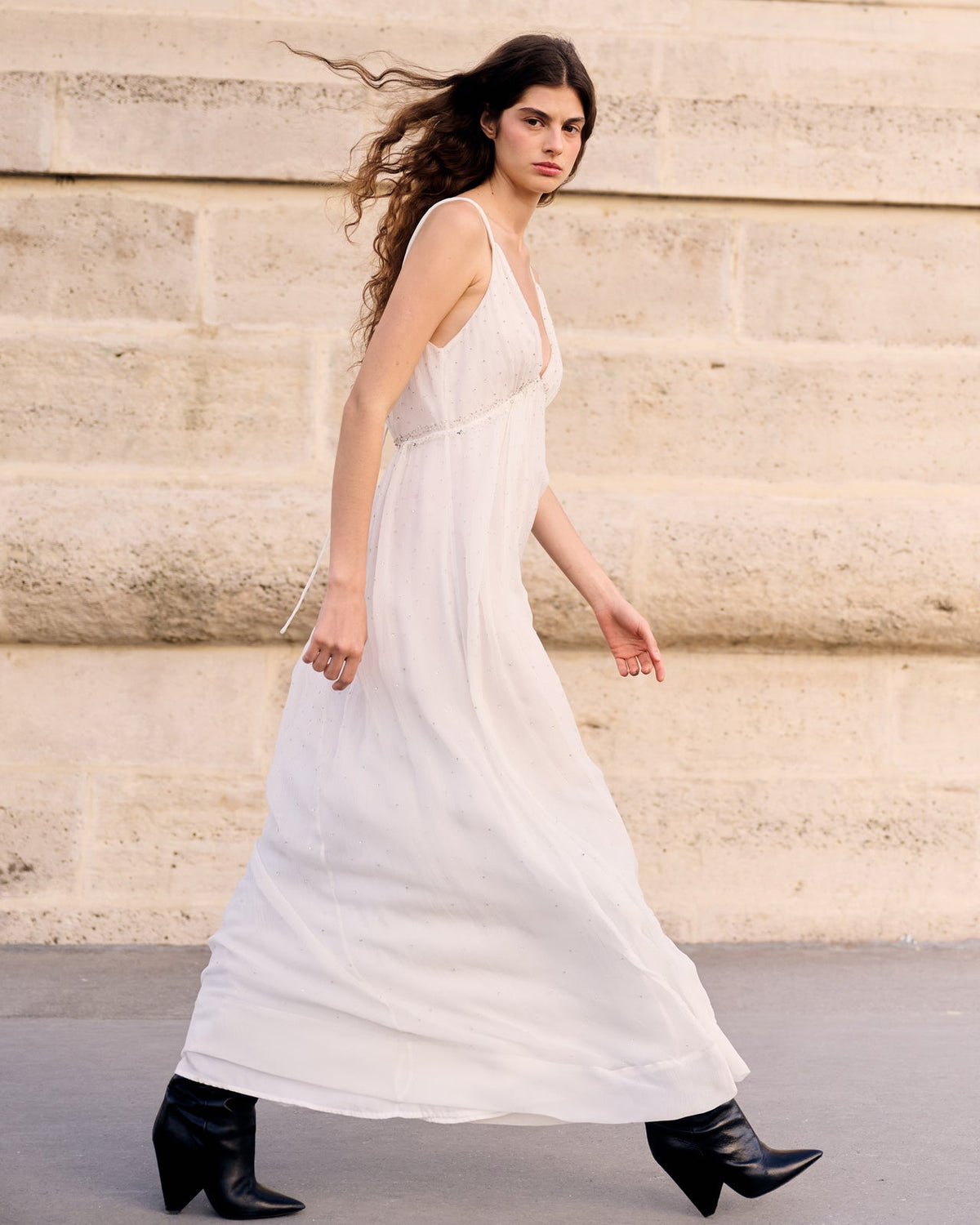 Softglow Dress Ecru