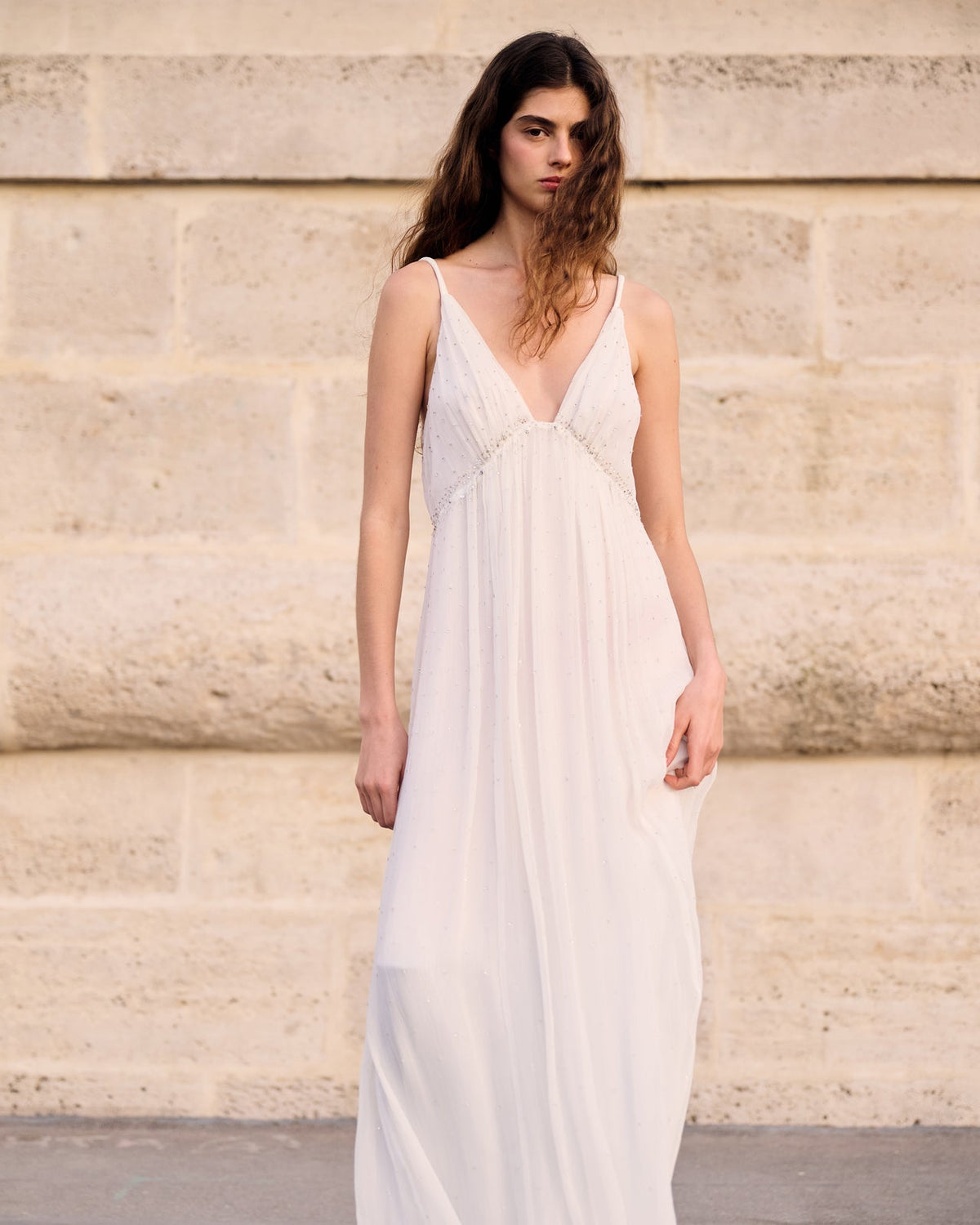 Softglow Dress Ecru