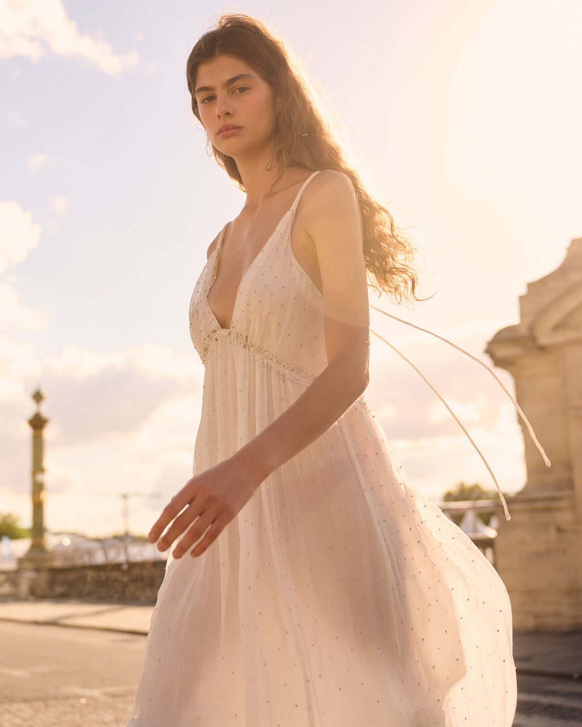 Softglow Dress Ecru