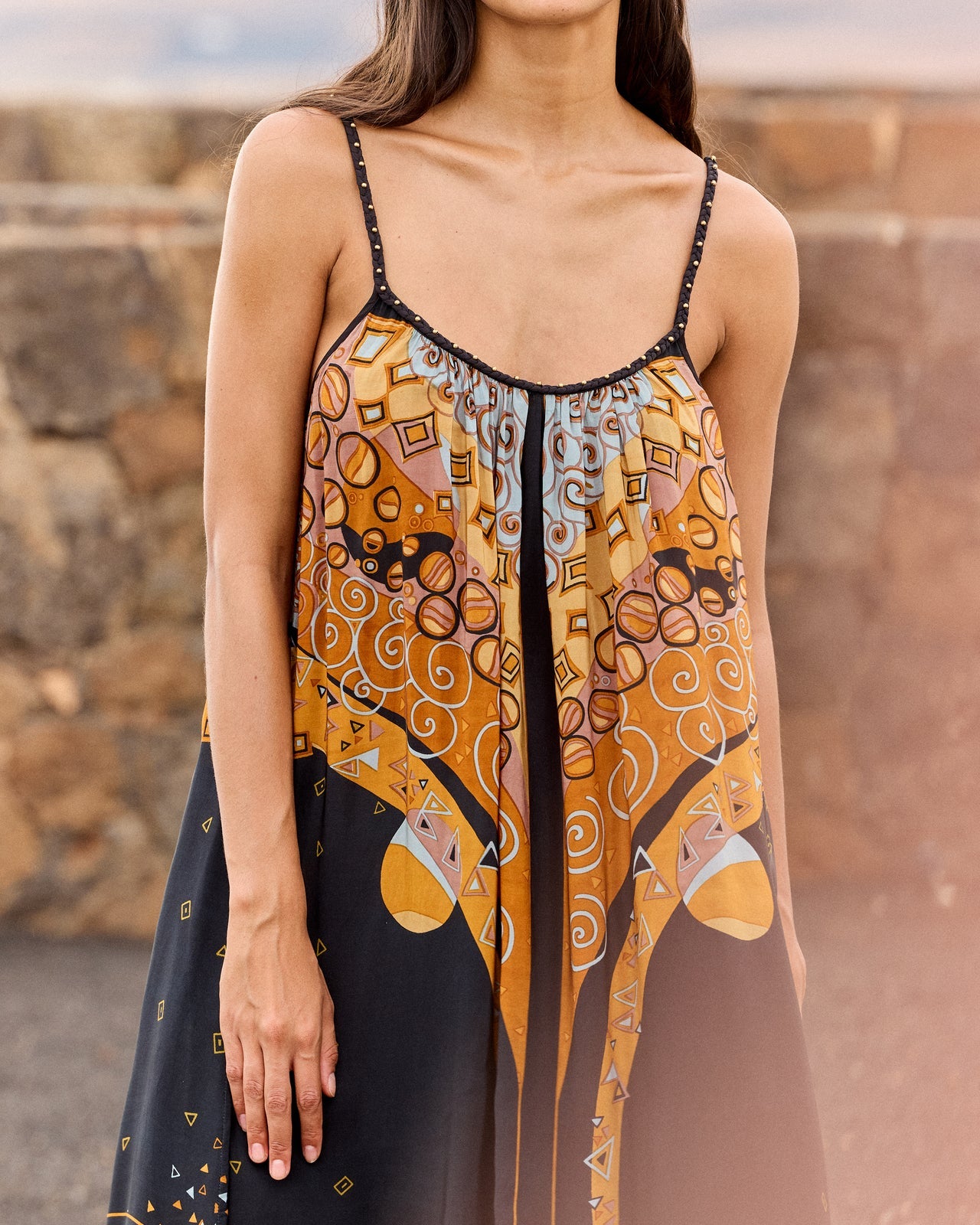 Mony Dress Ocre