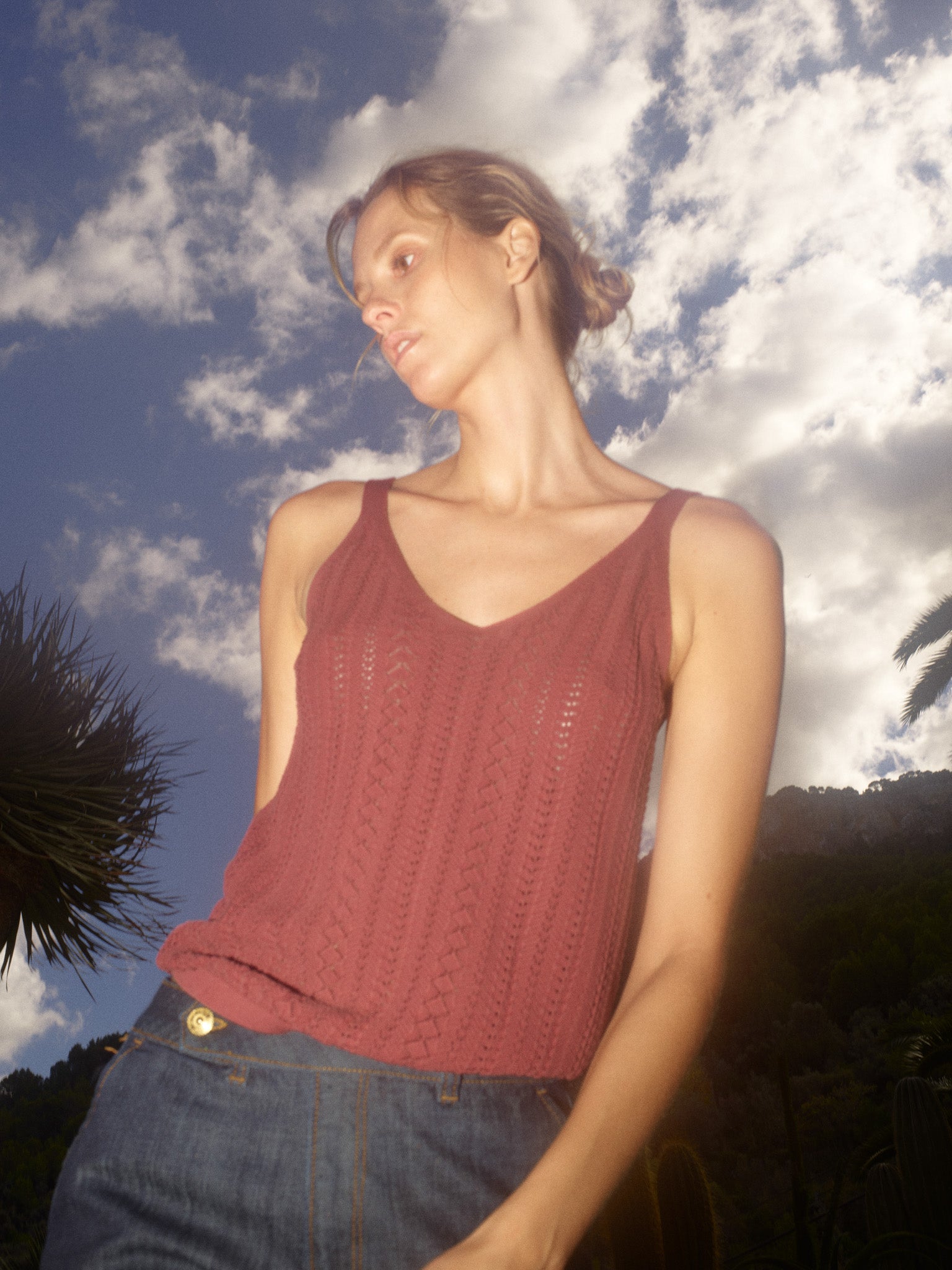MMCressida Wash Knit Top Cowhide