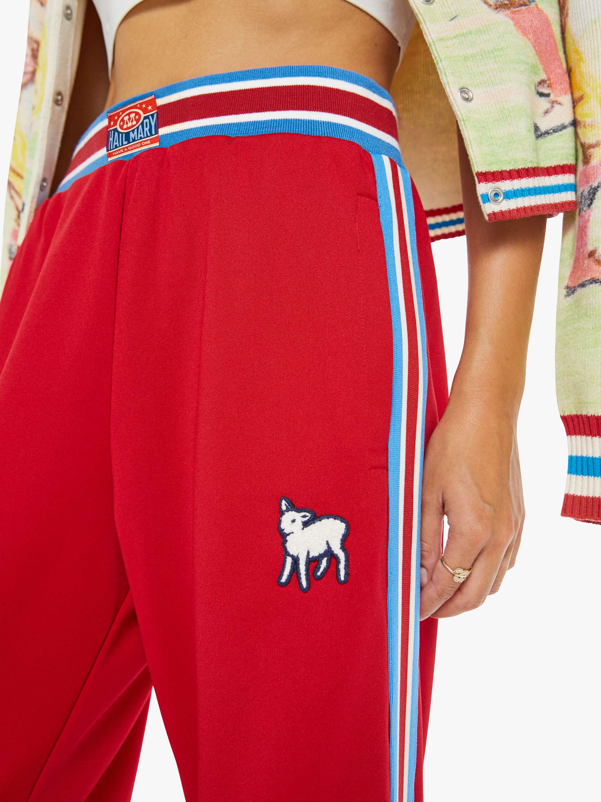 The Sport Rib Personal Best Sneak Pants Tango Red