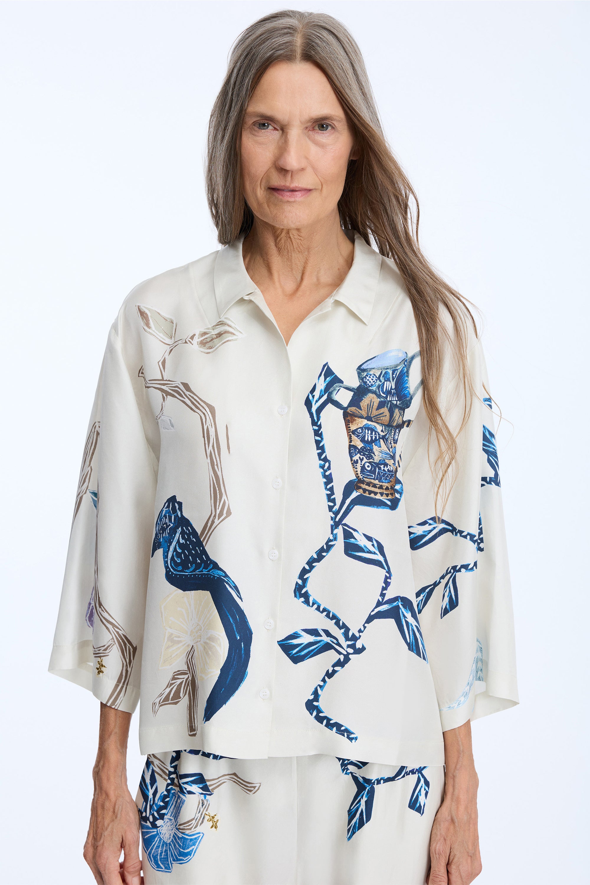 Nancie Top Print Creme