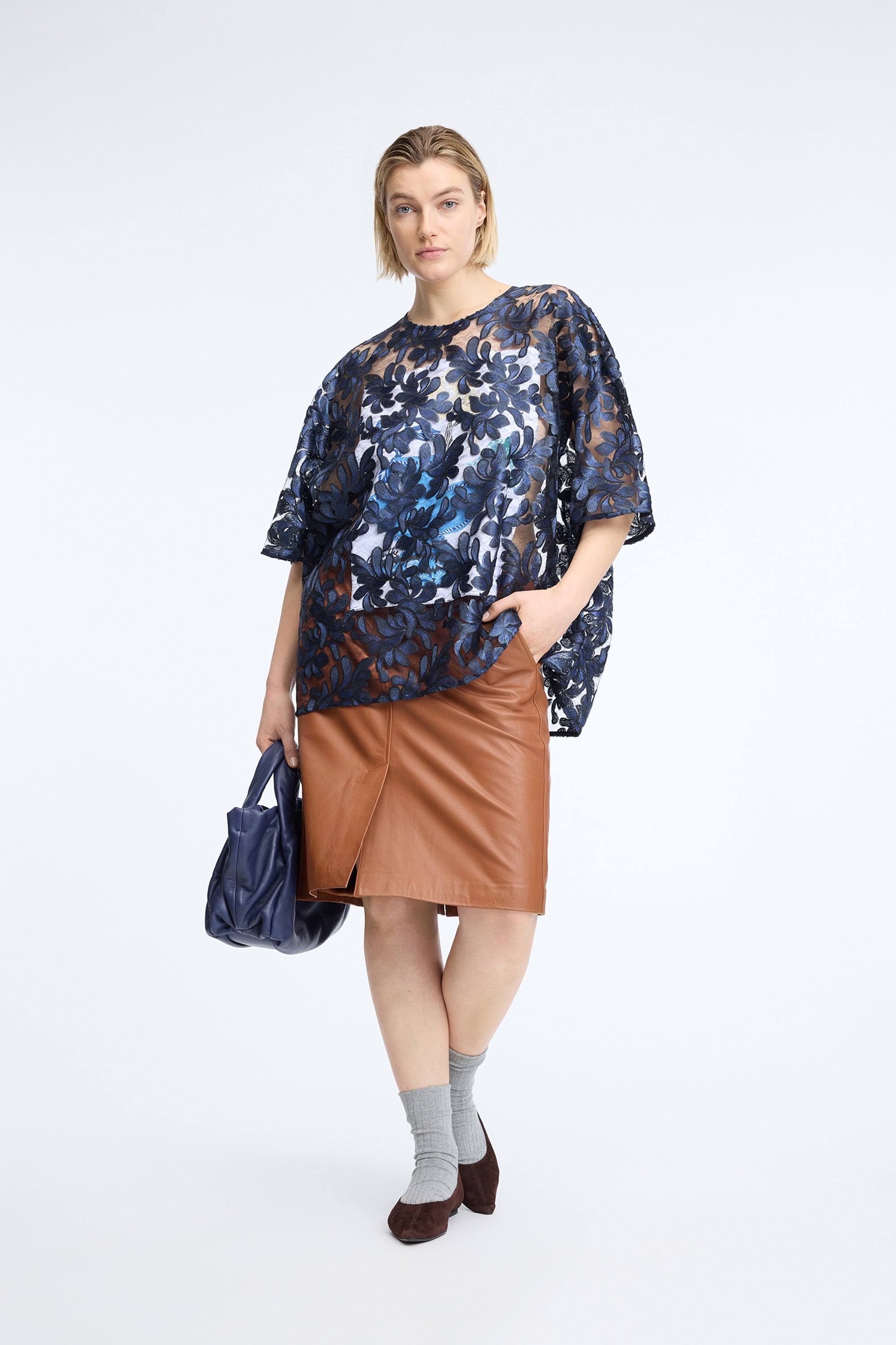 Natalya Top Indigo