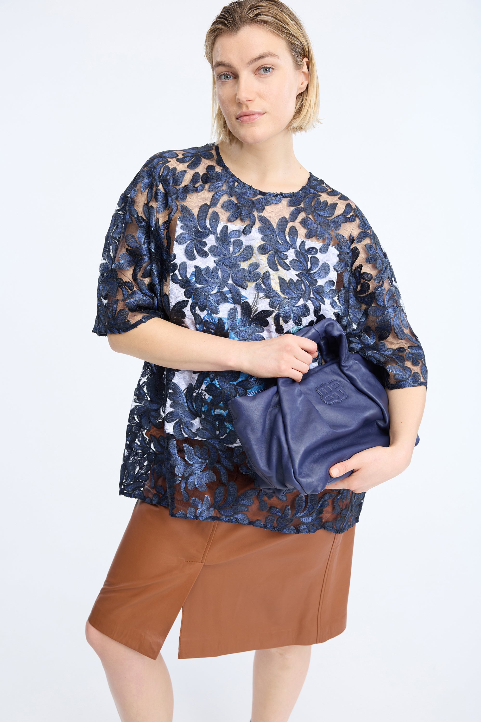Natalya Top Indigo
