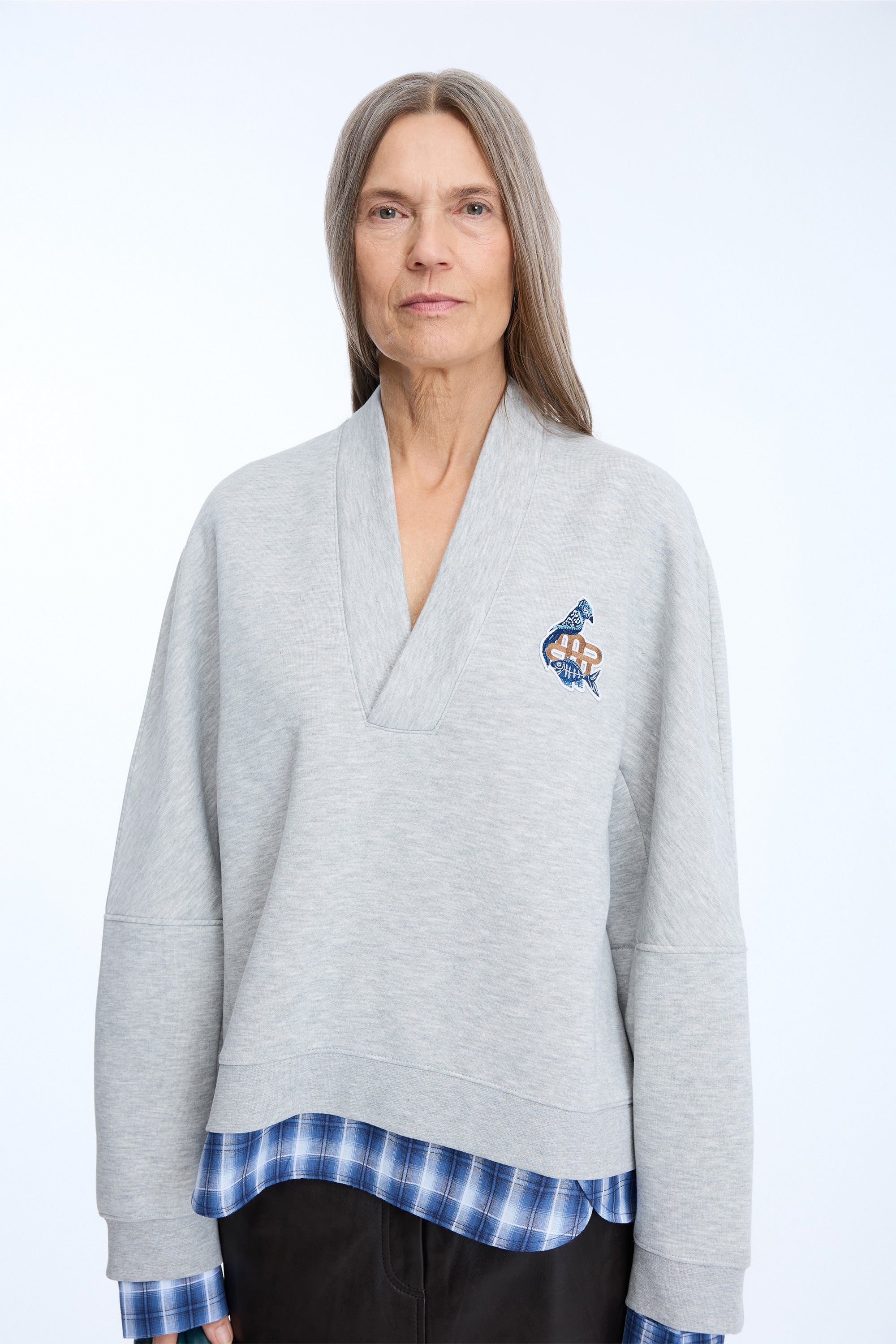Nash Sweatshirt Light Grey