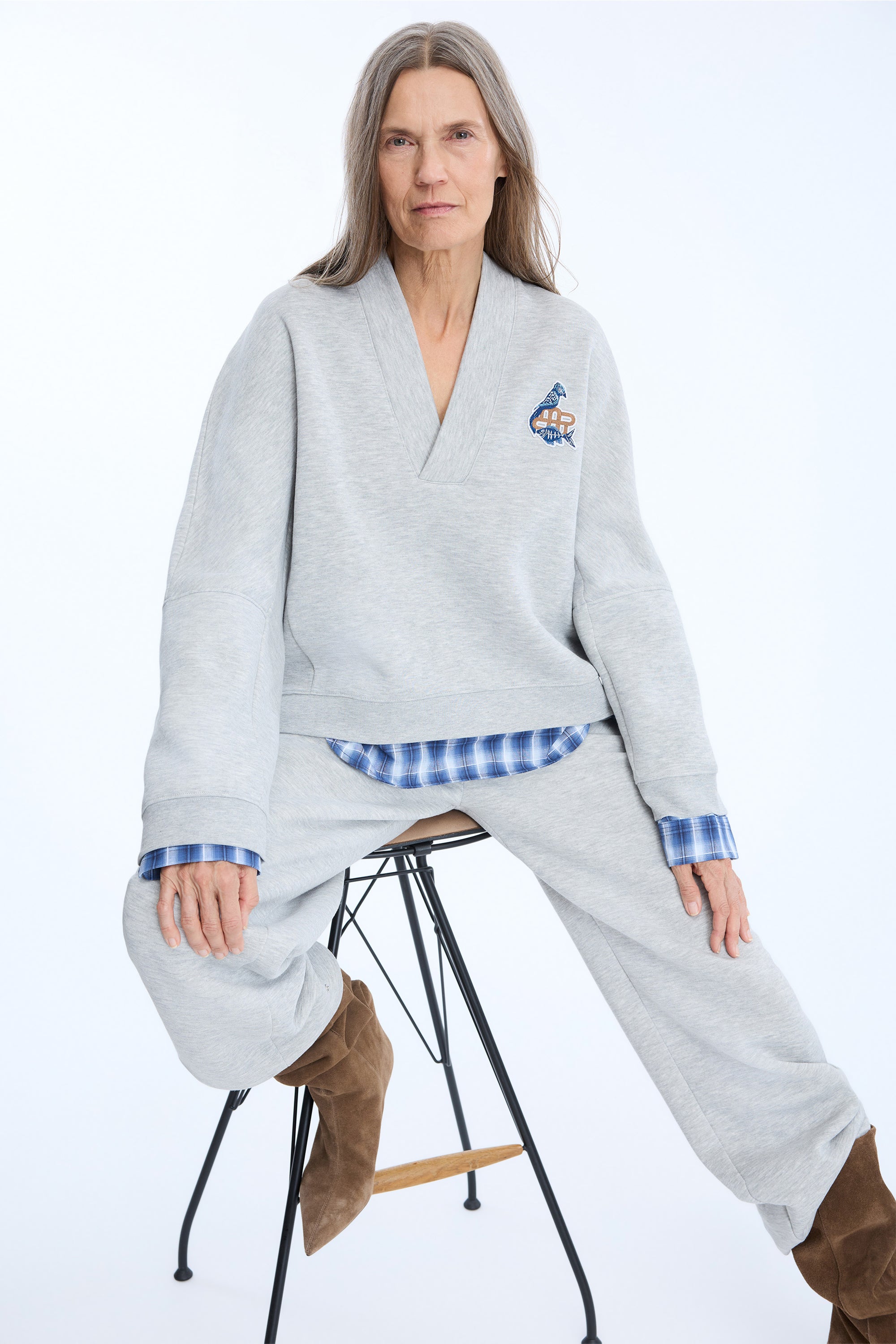 Nash Sweatshirt Light Grey