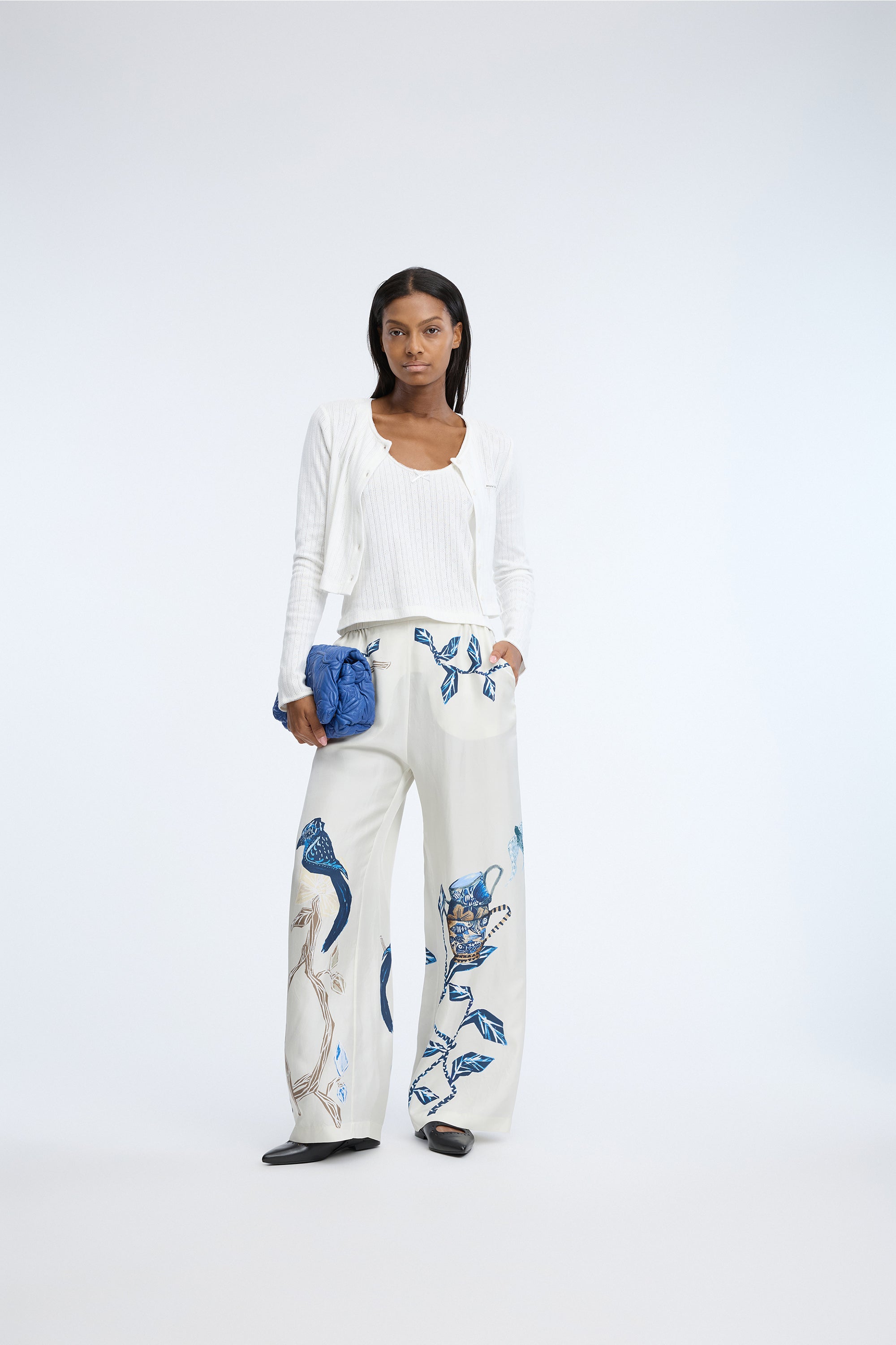 Fabert Pants Print Creme