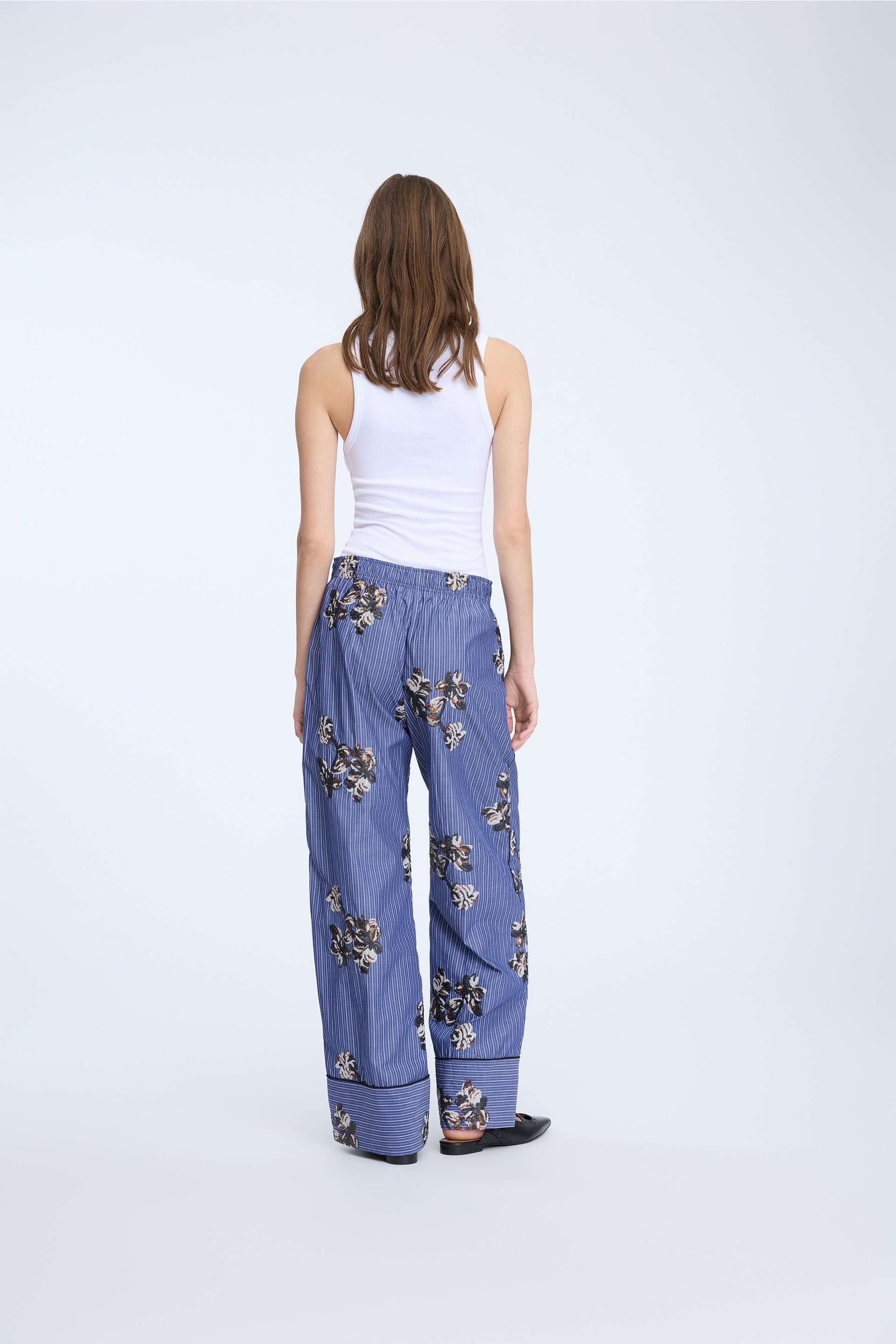 Nikita Pants Stripe Navy