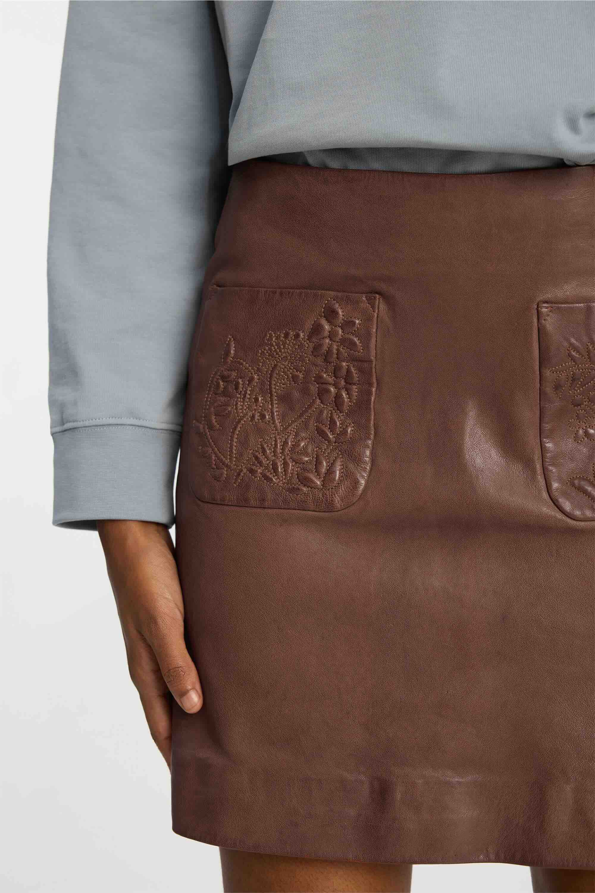 Bellia Skirt Chocolate