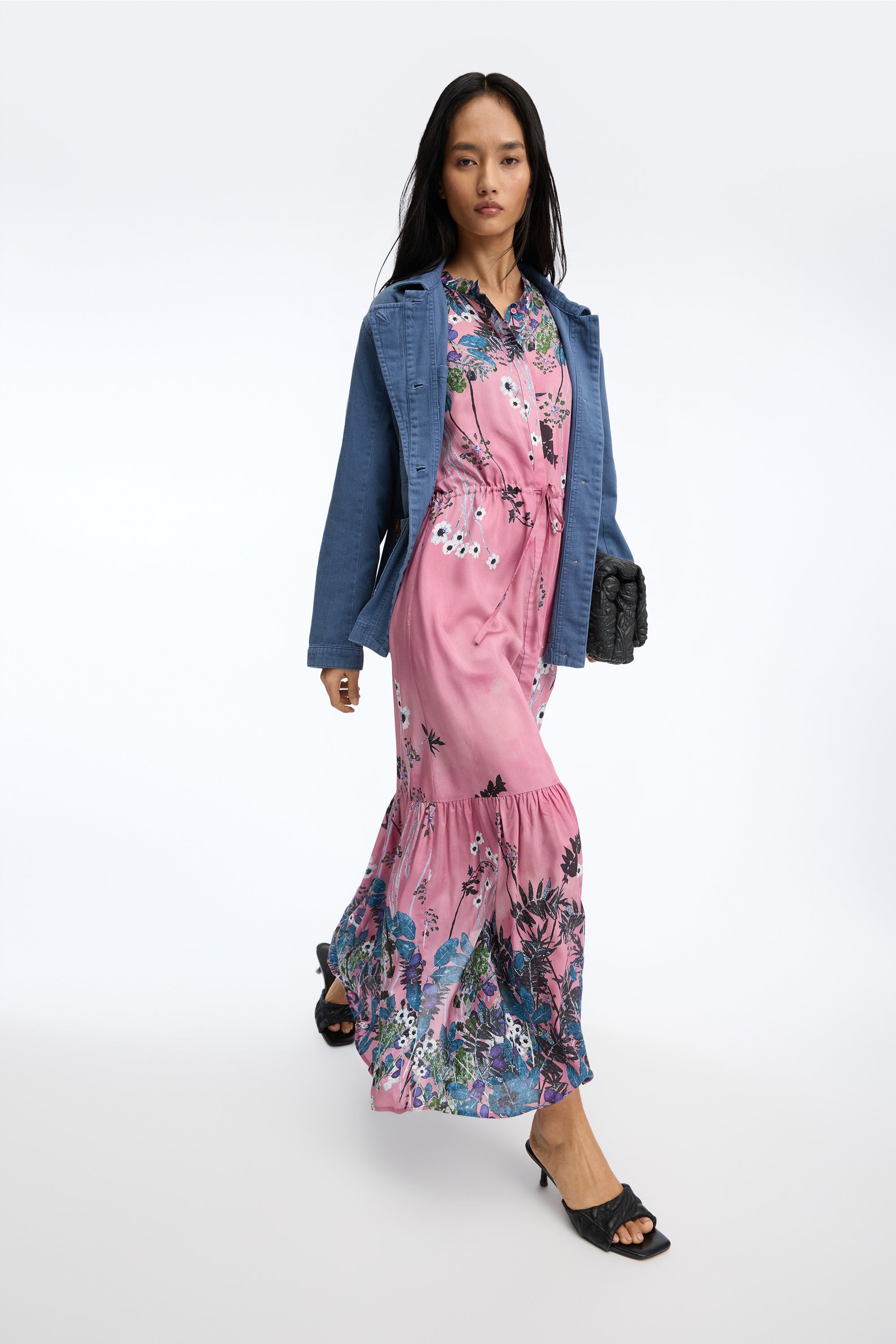 Bernadette Dress Print Berry