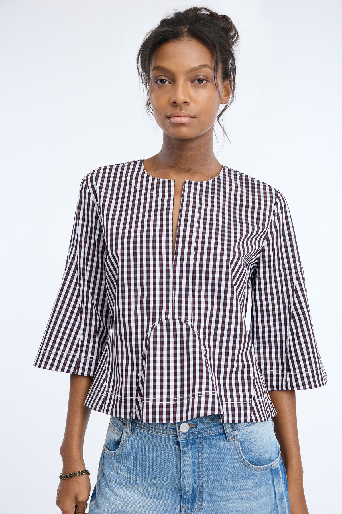 Capri Top Plum