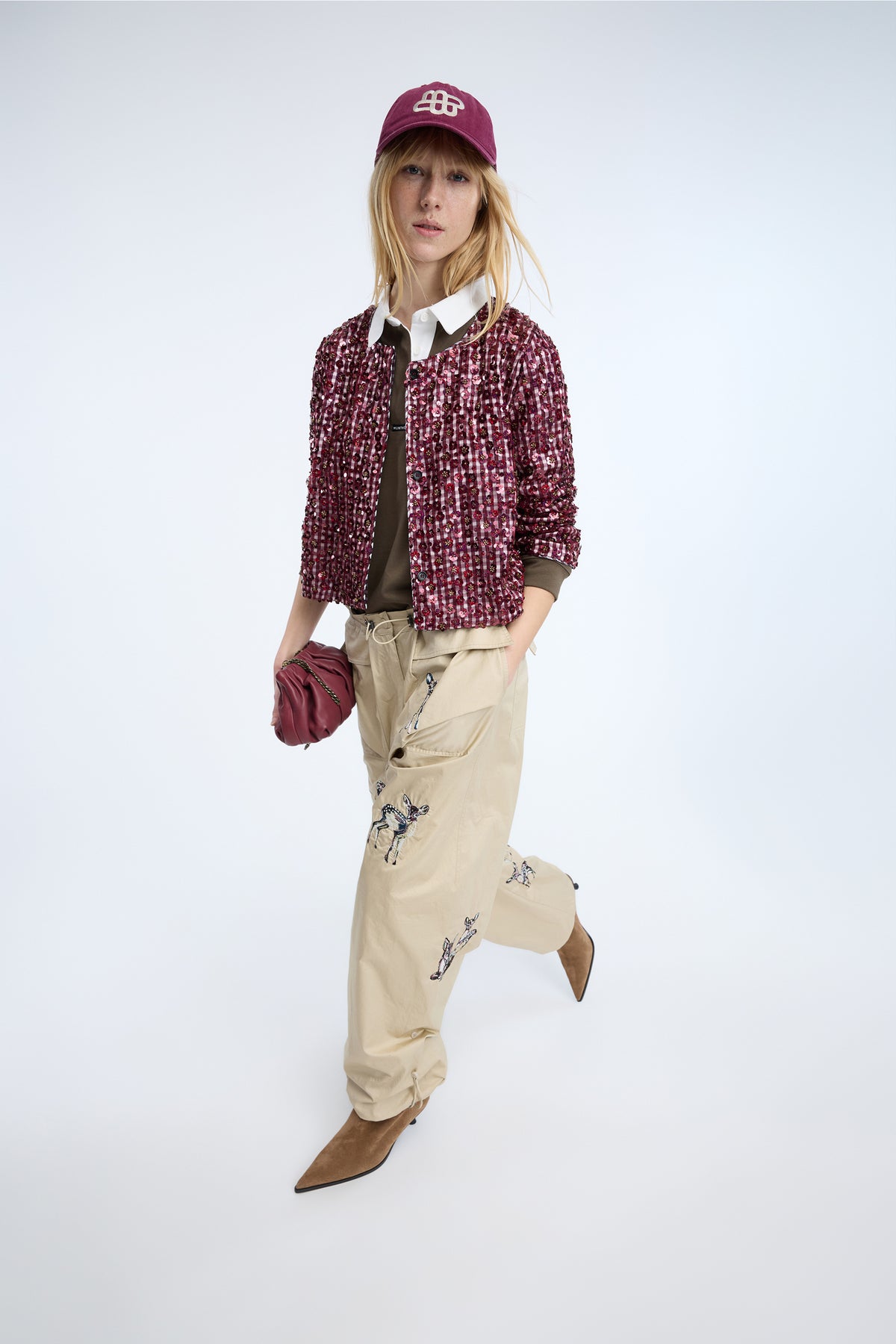 Cakio Blouse Bordeaux