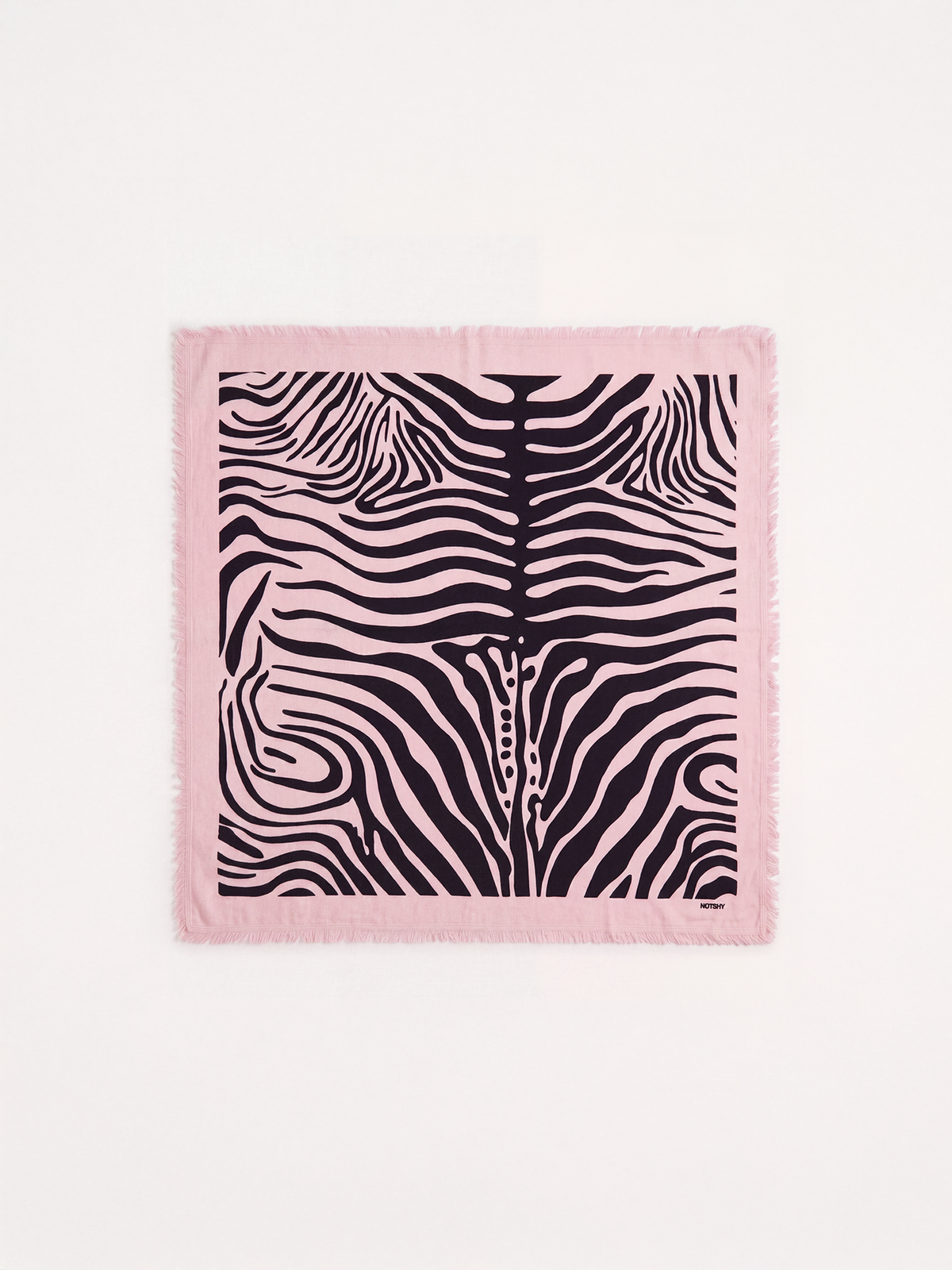 Max Cashmere Scarf Porcelain Zebra