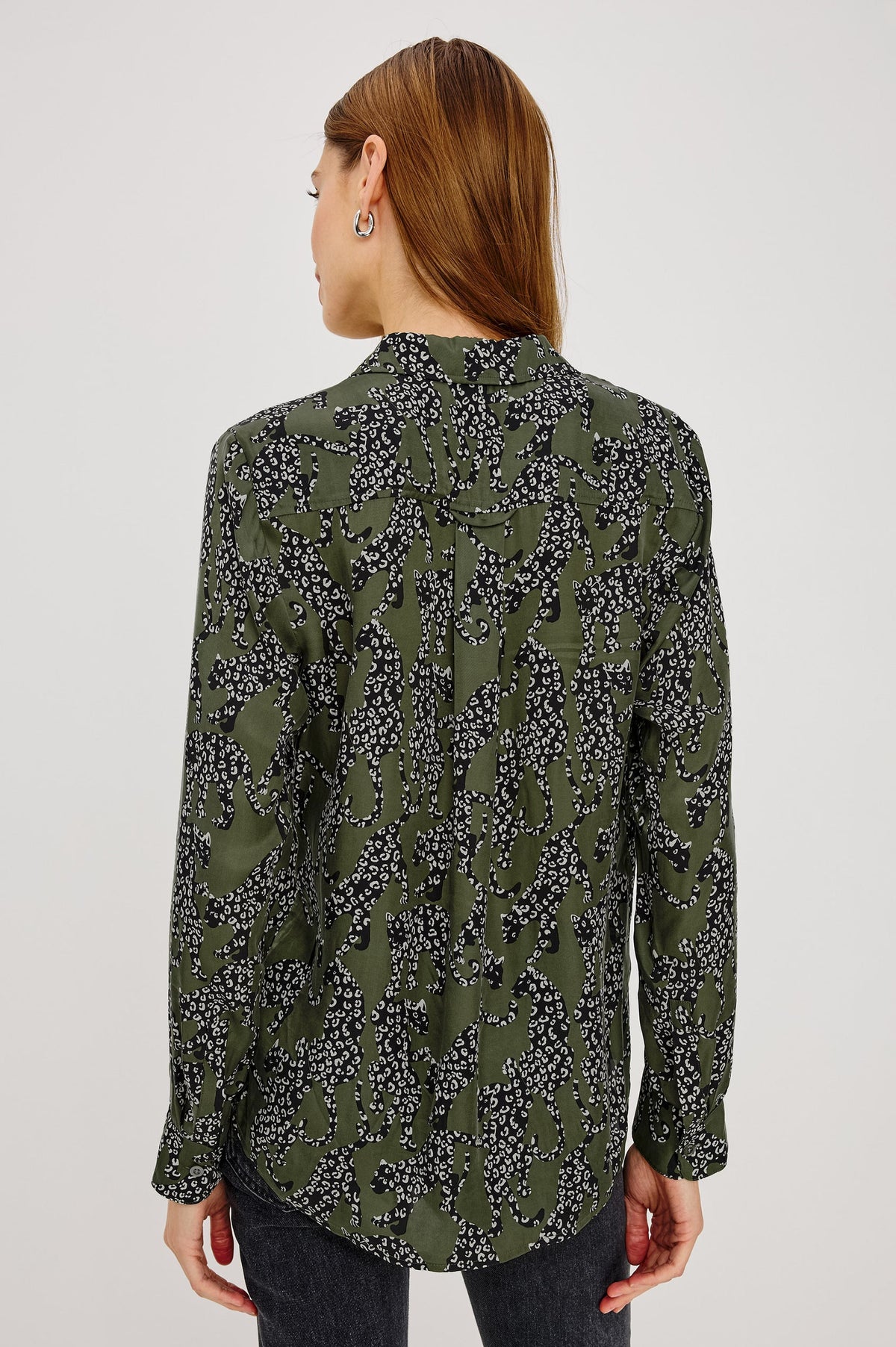 Alyssa Shirt Olive Jaguars