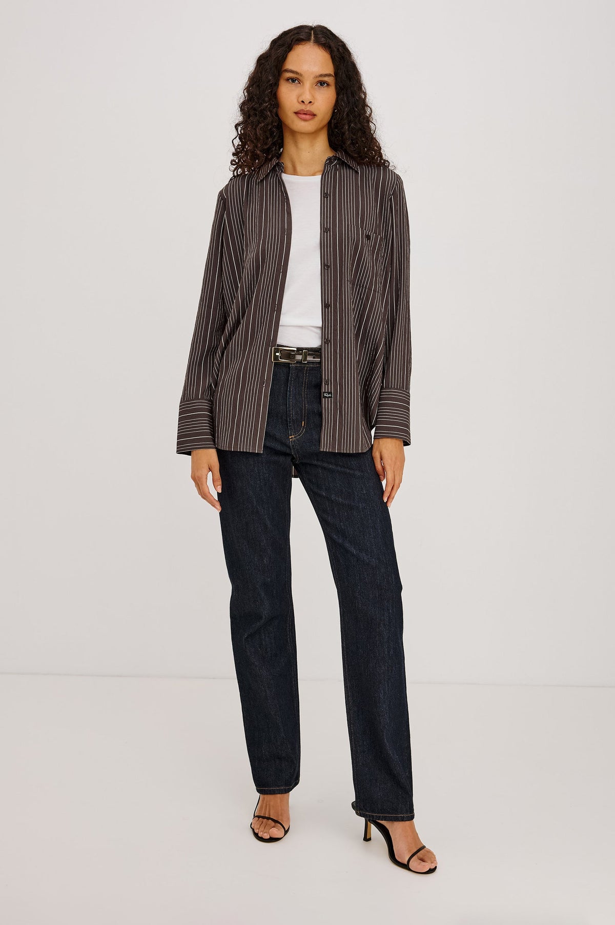 Beck Shirt Chicory Stripe