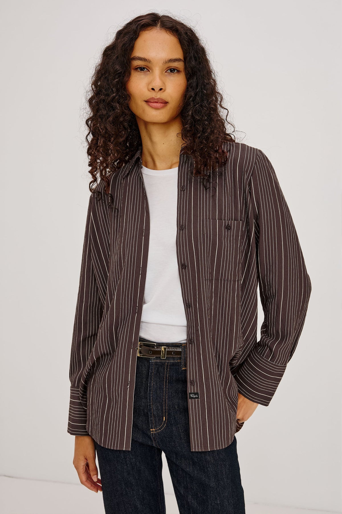 Beck Shirt Chicory Stripe