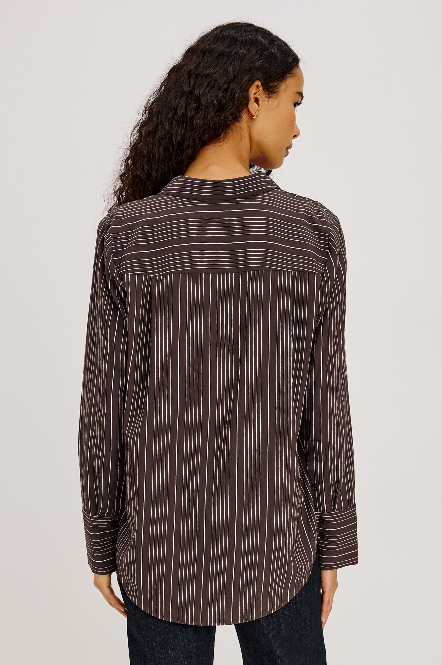 Beck Shirt Chicory Stripe