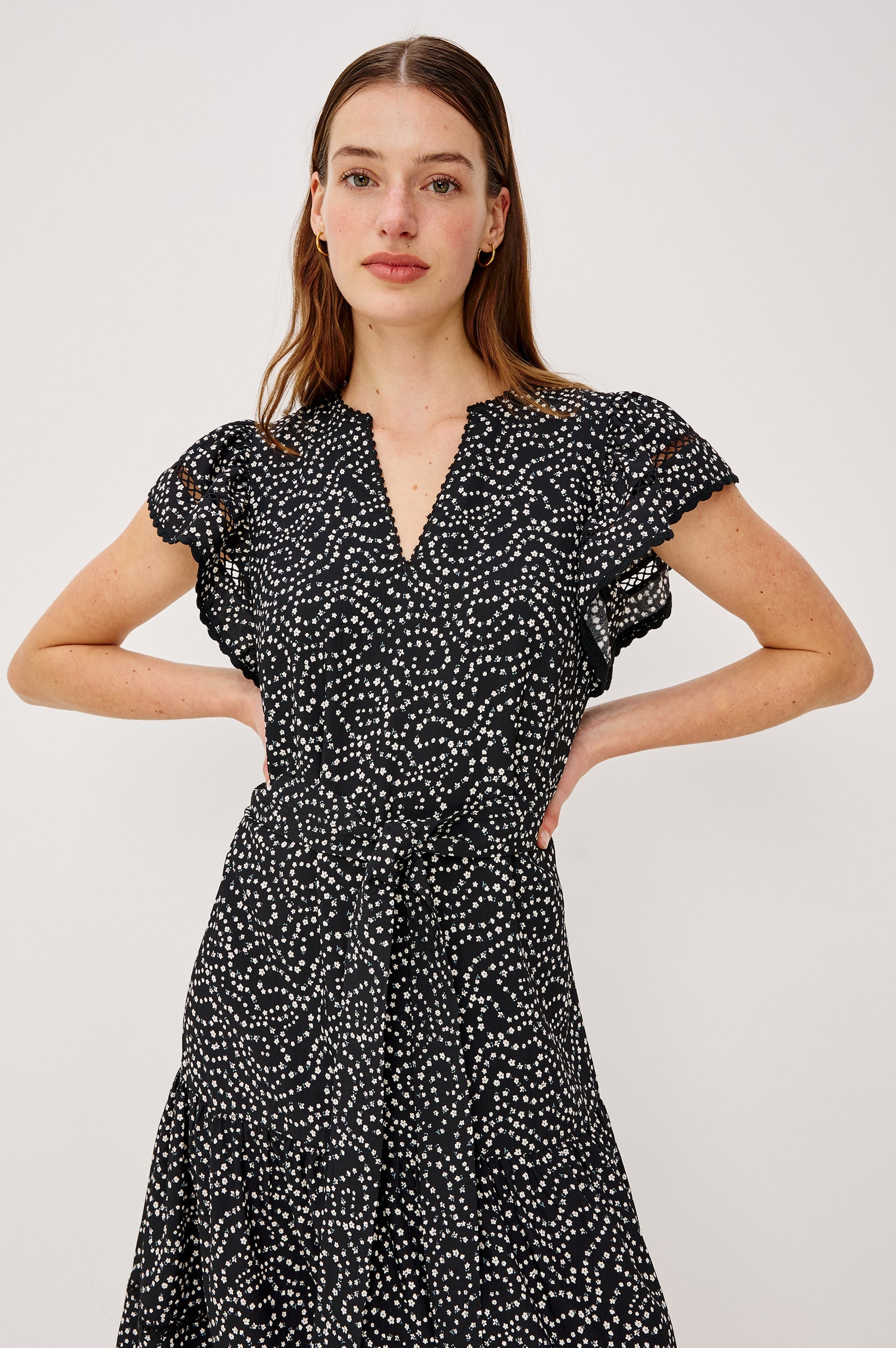 Gia Dress Mini Chain Daisies