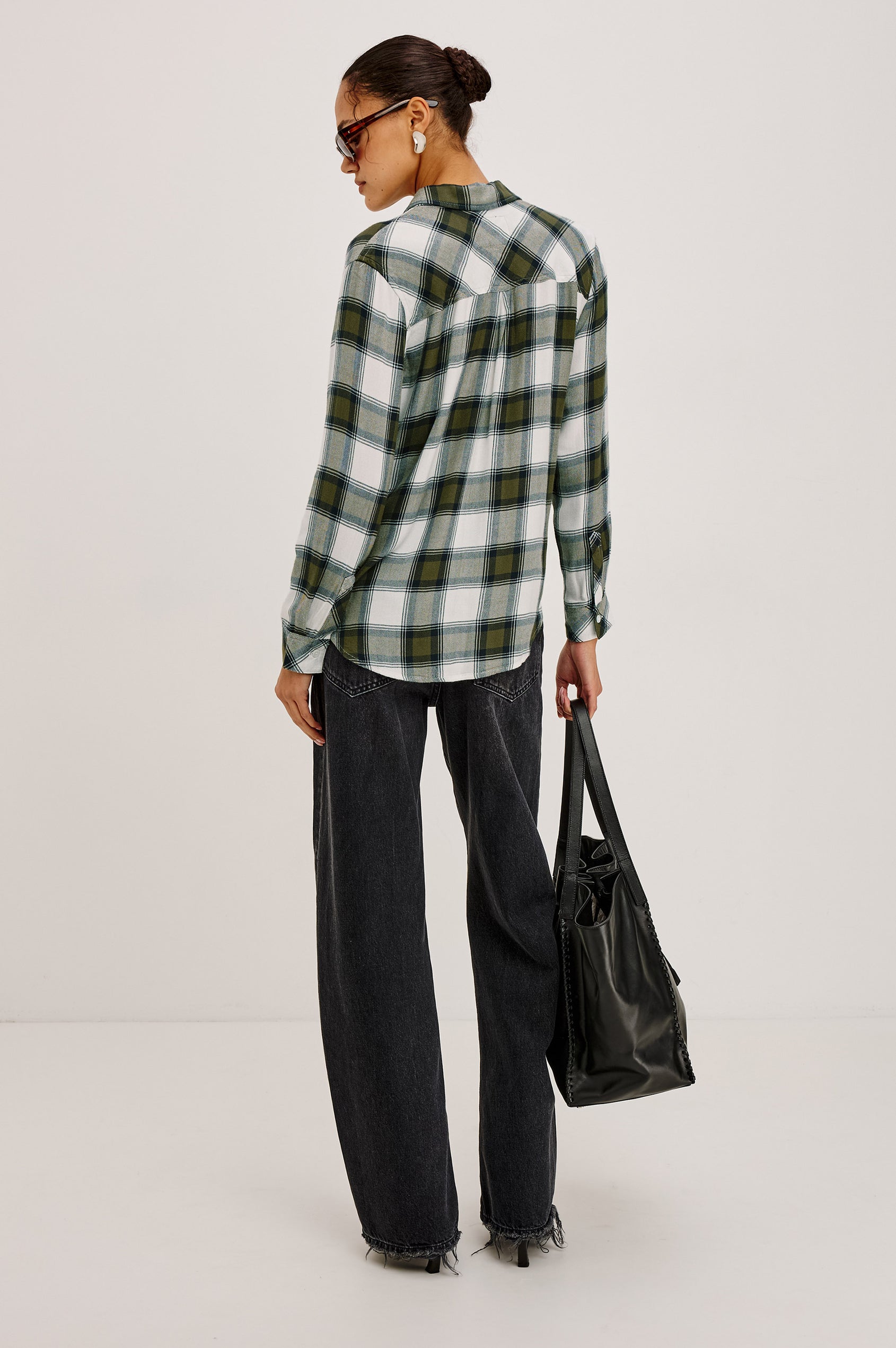 Hunter Shirt Olive Ivory