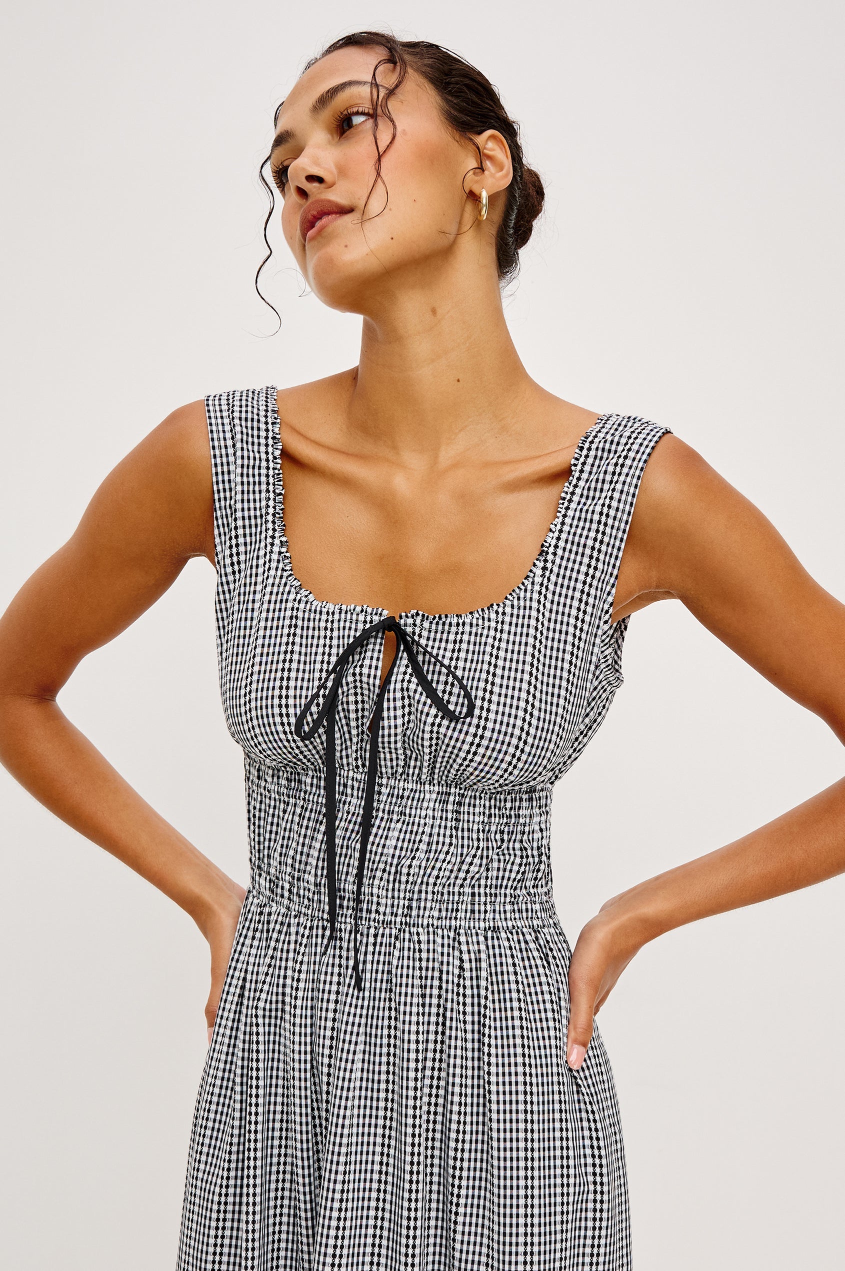 Jordie Dress Black Gingham