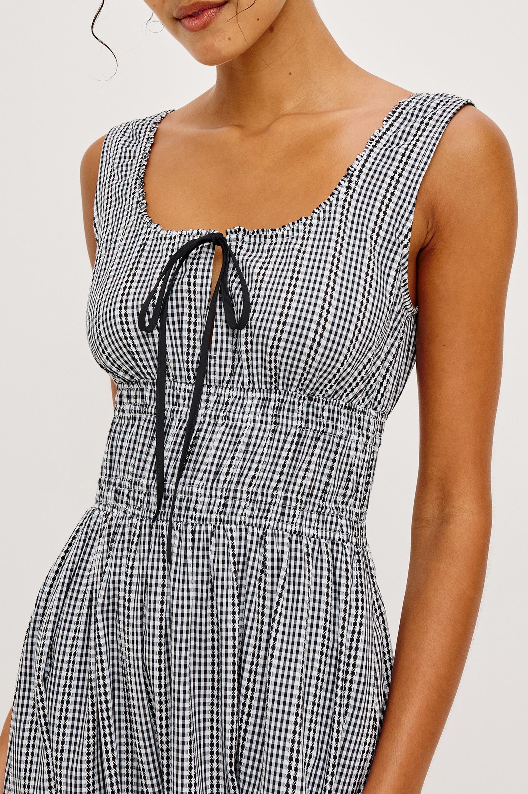 Jordie Dress Black Gingham