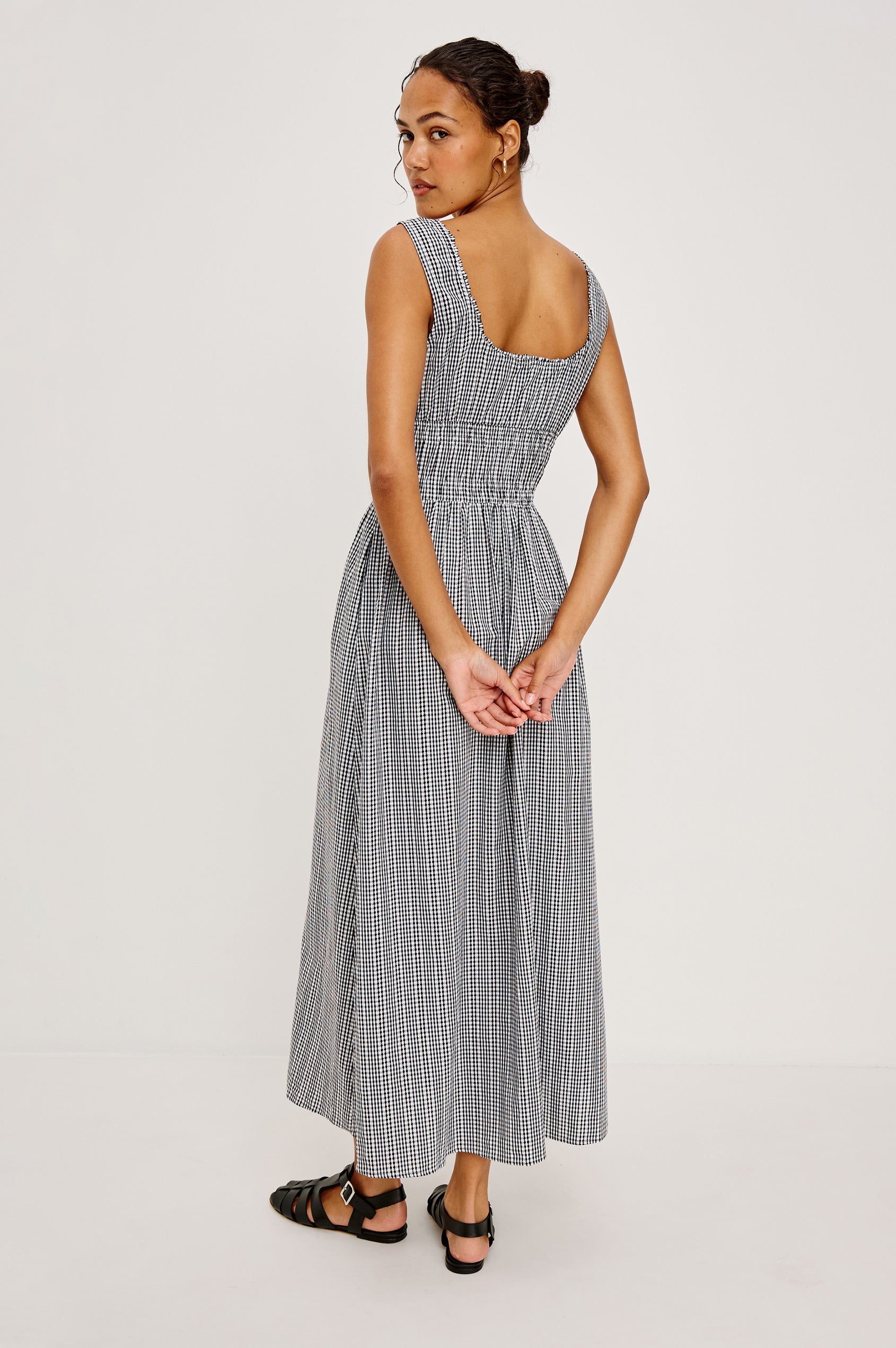 Jordie Dress Black Gingham