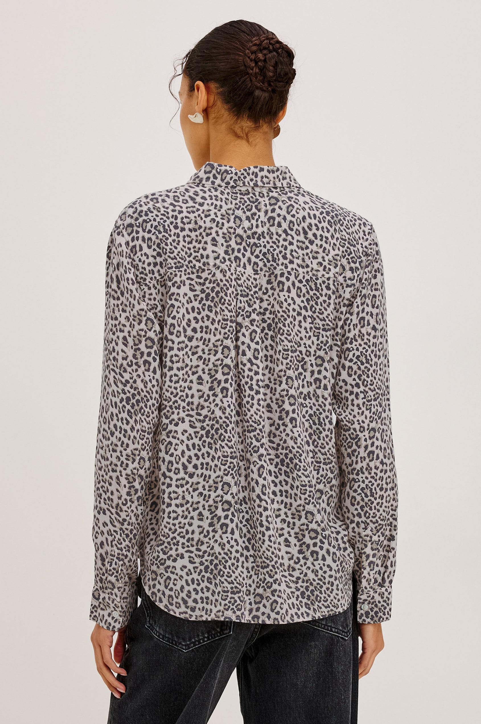 Josephine Shirt Ecru Cheetah