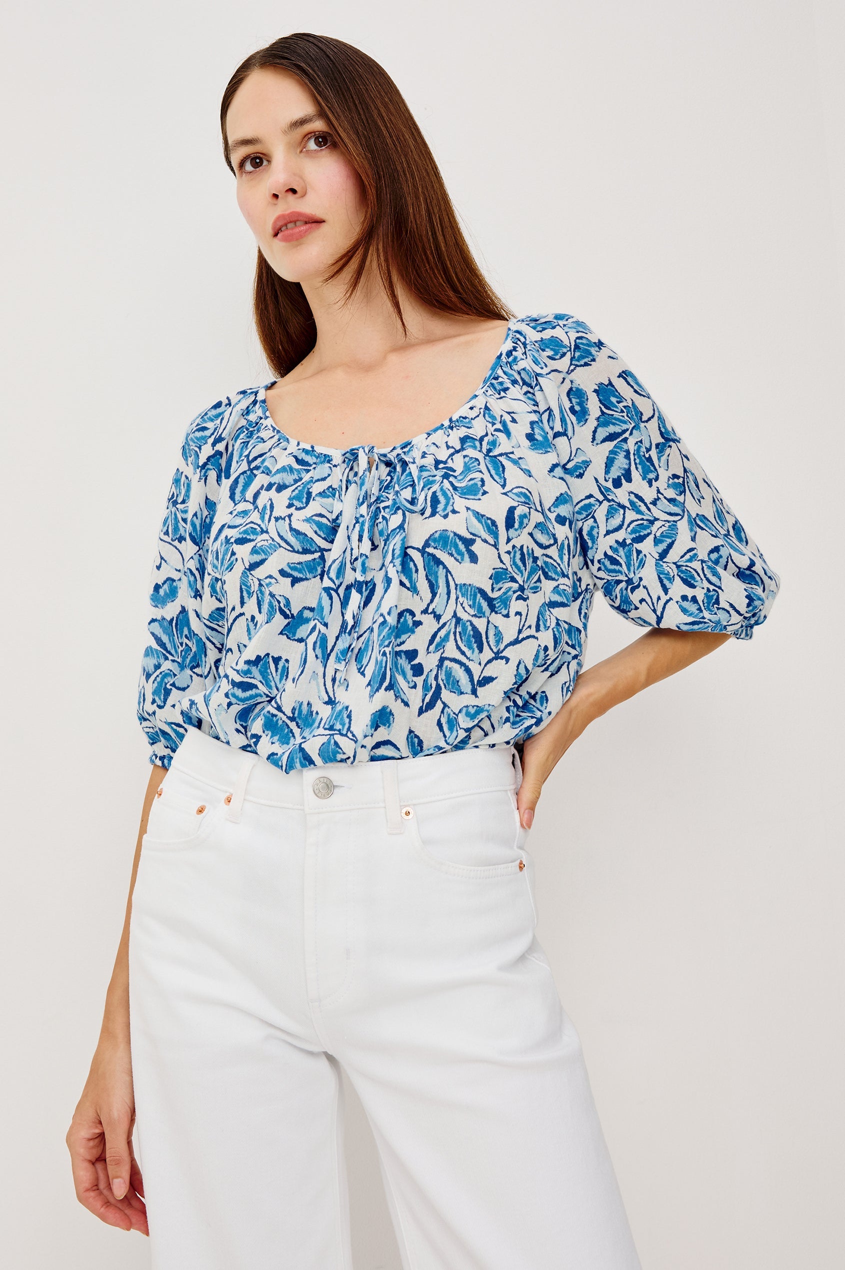 Kirstie Top Azure Jasmine