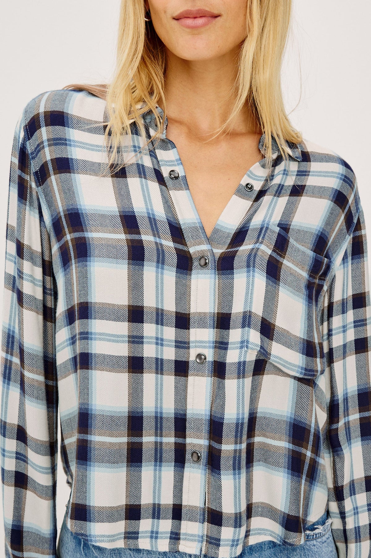 Malin Shirt Ecru Midnight