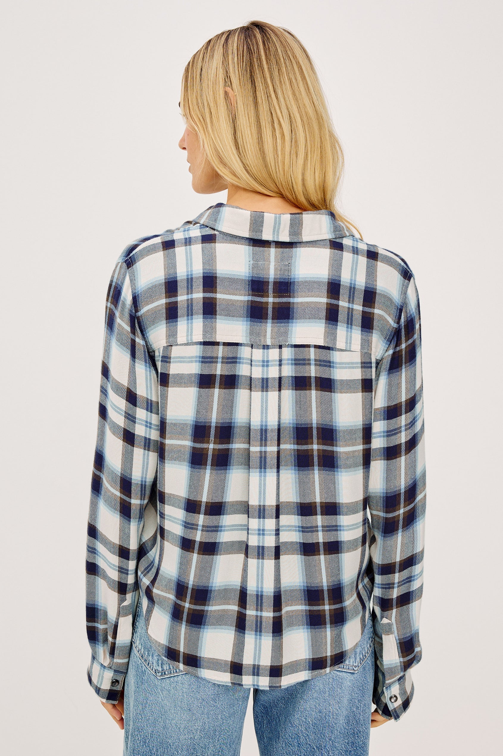 Malin Shirt Ecru Midnight