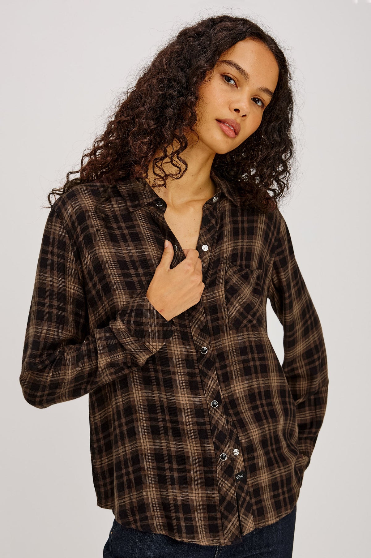 Hunter Shirt Almond Black
