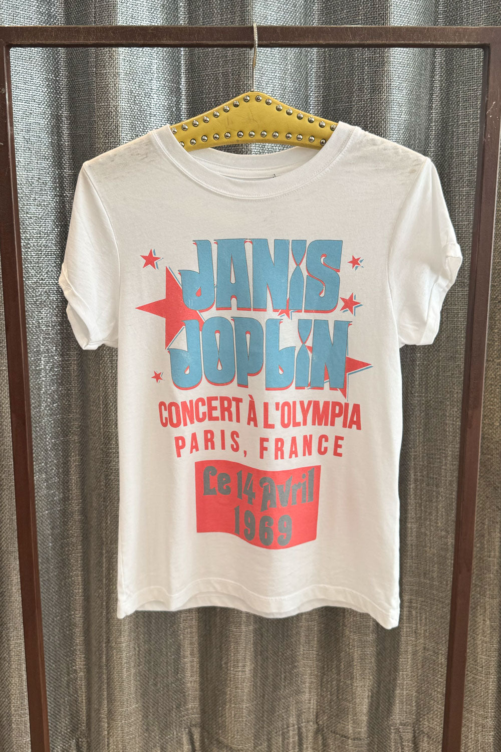 Janis Joplin Tee White