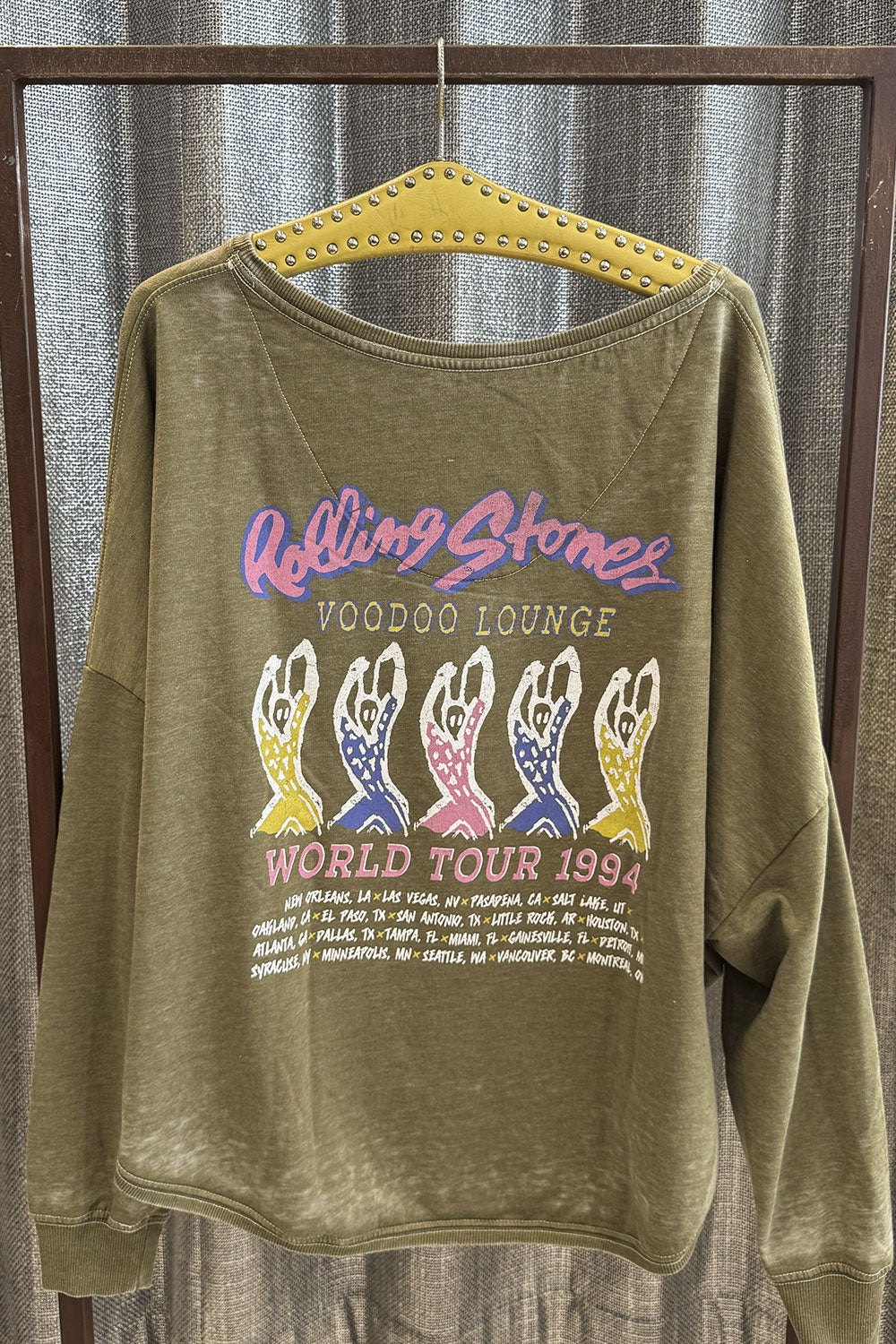 Rolling Stones Sweatshirt Olive
